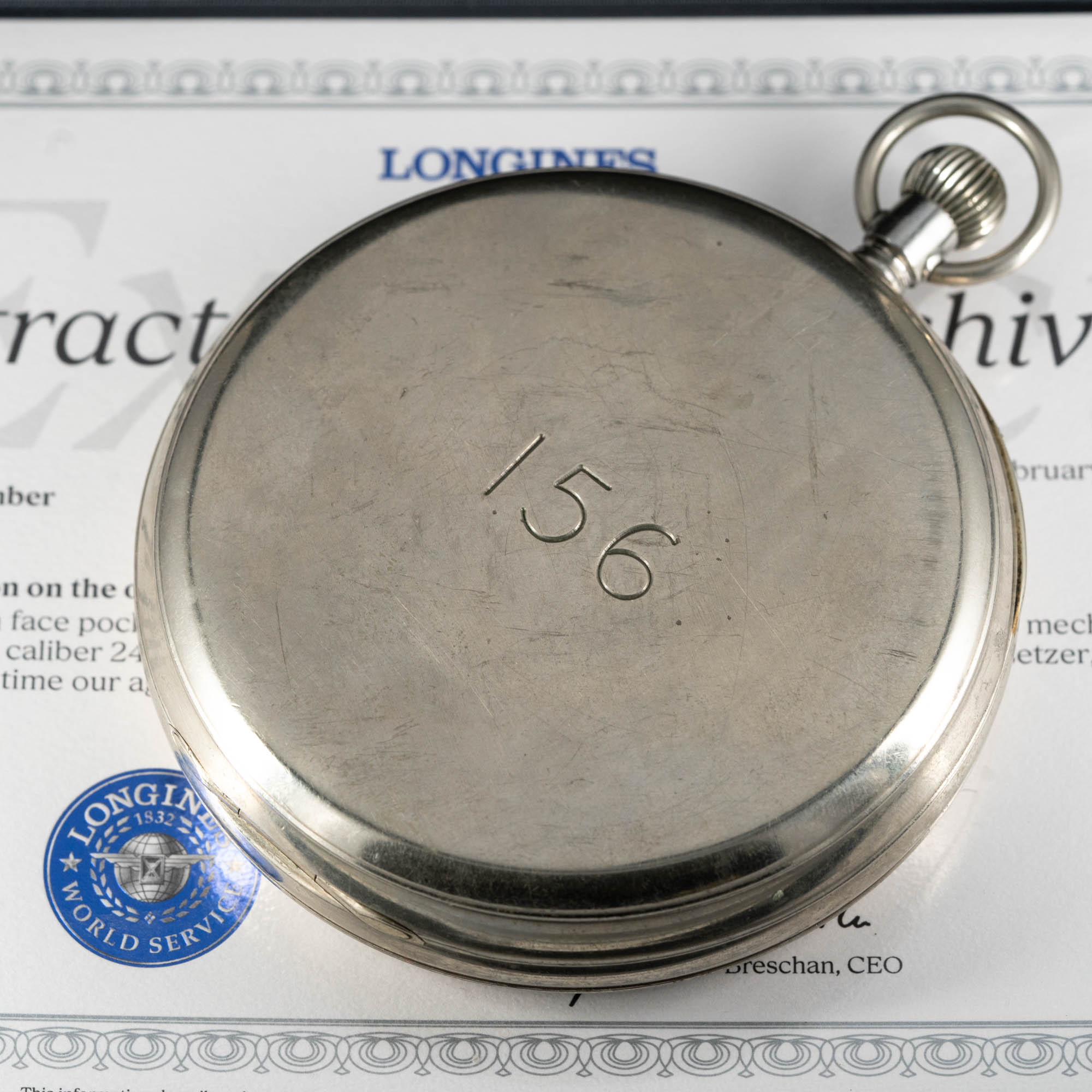 Longines Marina Militare, Italian laivaston kansikello vuodelta 1933 - Image 6