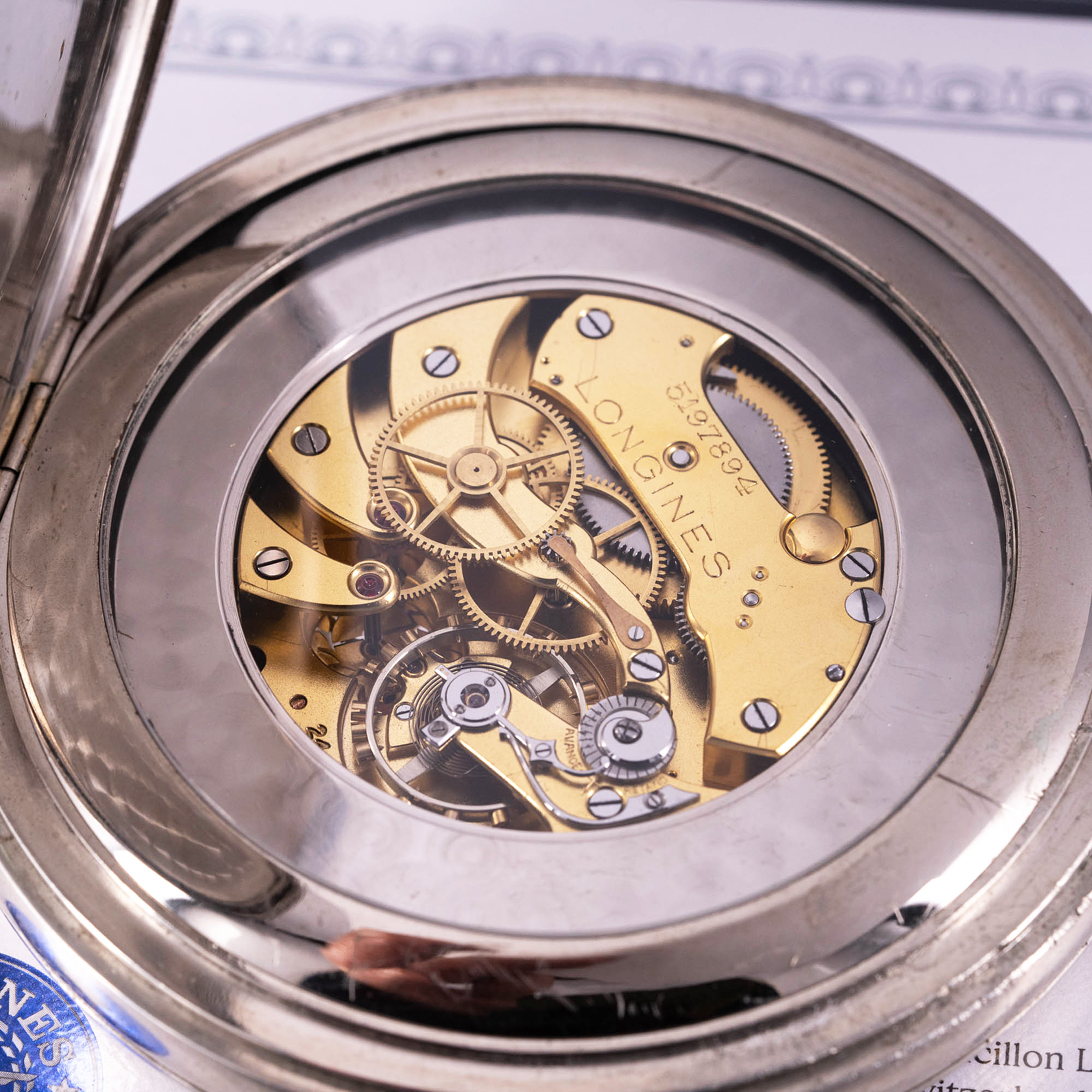 Longines Marina Militare, Italian laivaston kansikello vuodelta 1933