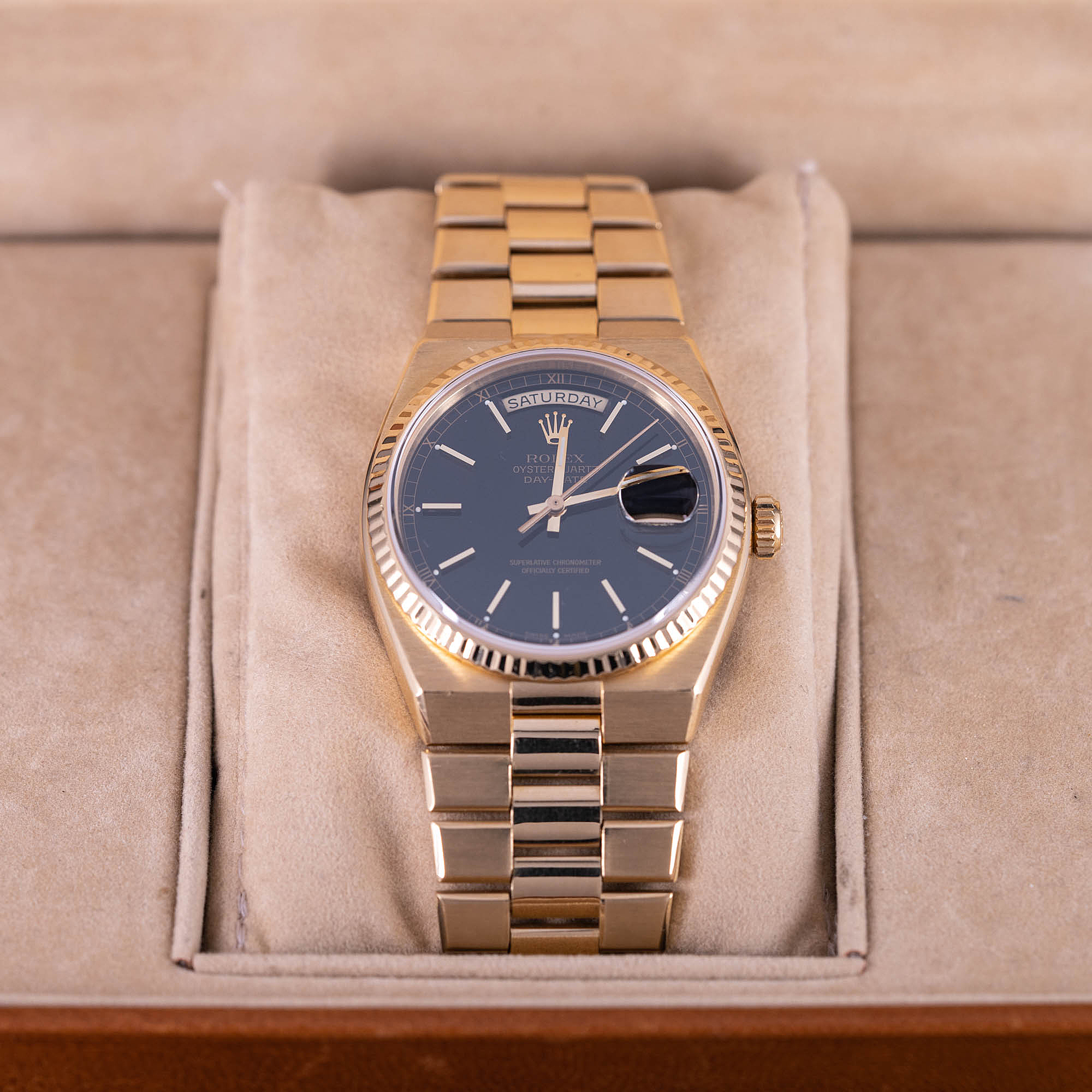 18k Rolex Oysterquarz Day-Date 19018 vuodelta 1983 - Image 3