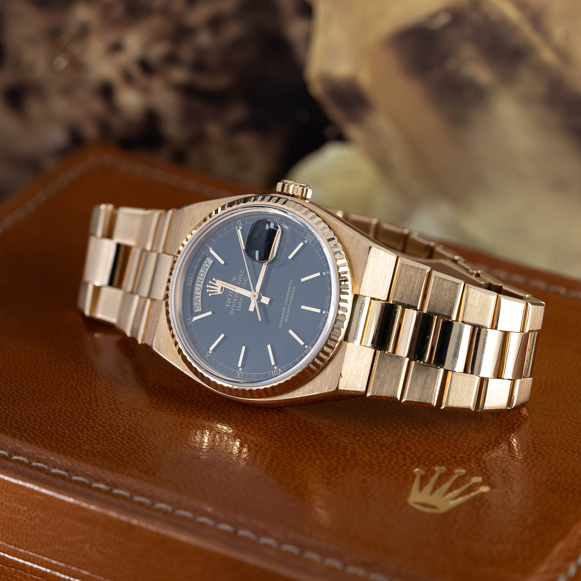 18k Rolex Oysterquarz Day-Date 19018 vuodelta 1983 - Image 5