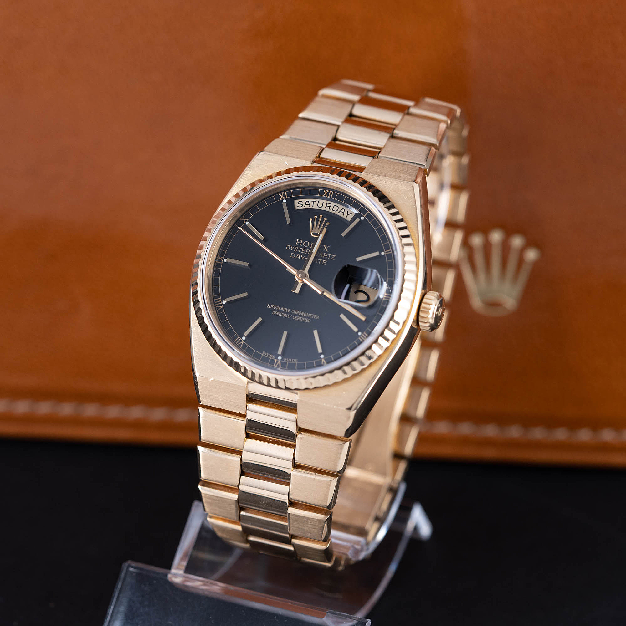 18k Rolex Oysterquarz Day-Date 19018 vuodelta 1983