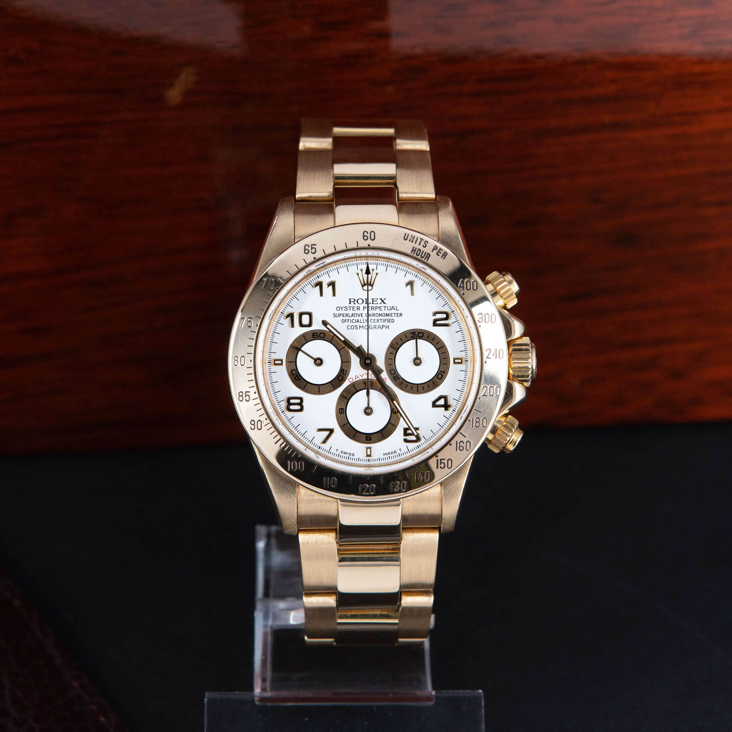 18k Rolex Daytona "Zenith" 16528 vuodelta 1998-1999 - Image 4