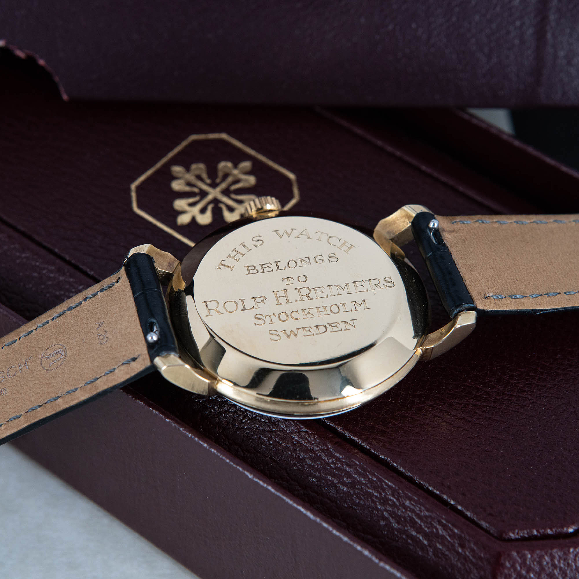 18k Patek Philippe Calatrava "Sector dial" 2482 vuodelta 1952 - Image 7