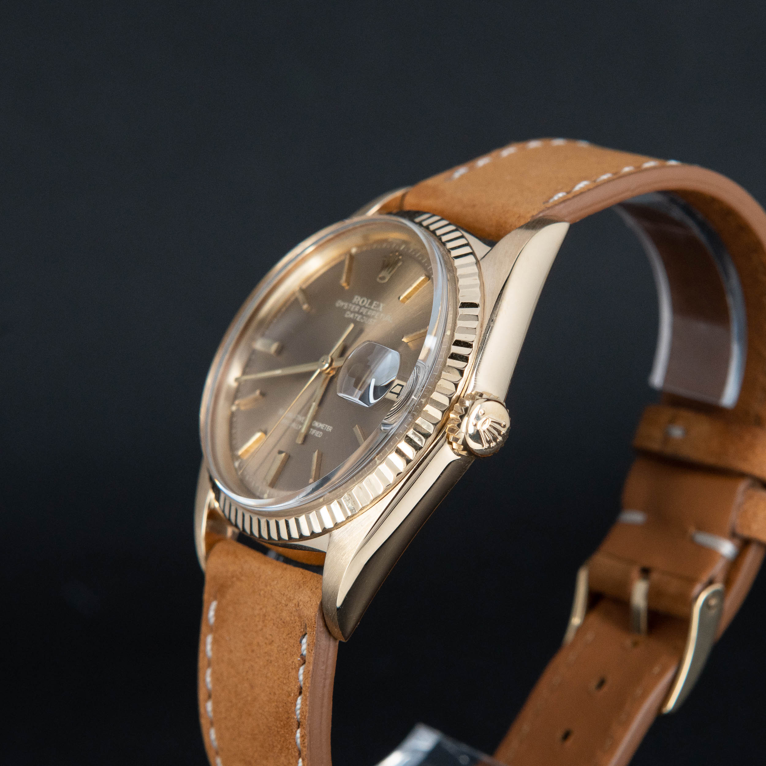 18K Rolex Oyster Perpetual Datejust 1601 vuodelta 1972 - Image 5