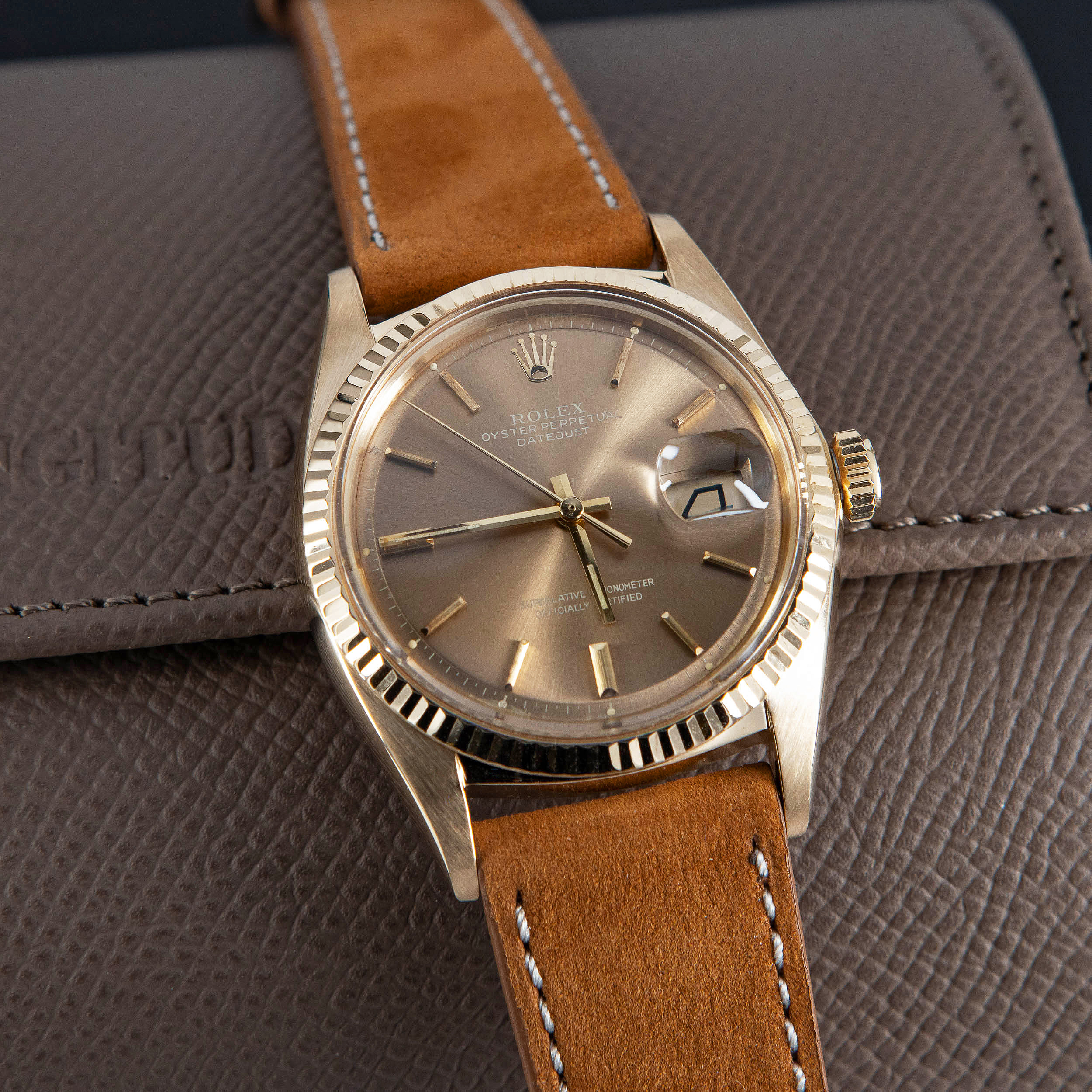 18K Rolex Oyster Perpetual Datejust 1601 vuodelta 1972 - Image 4