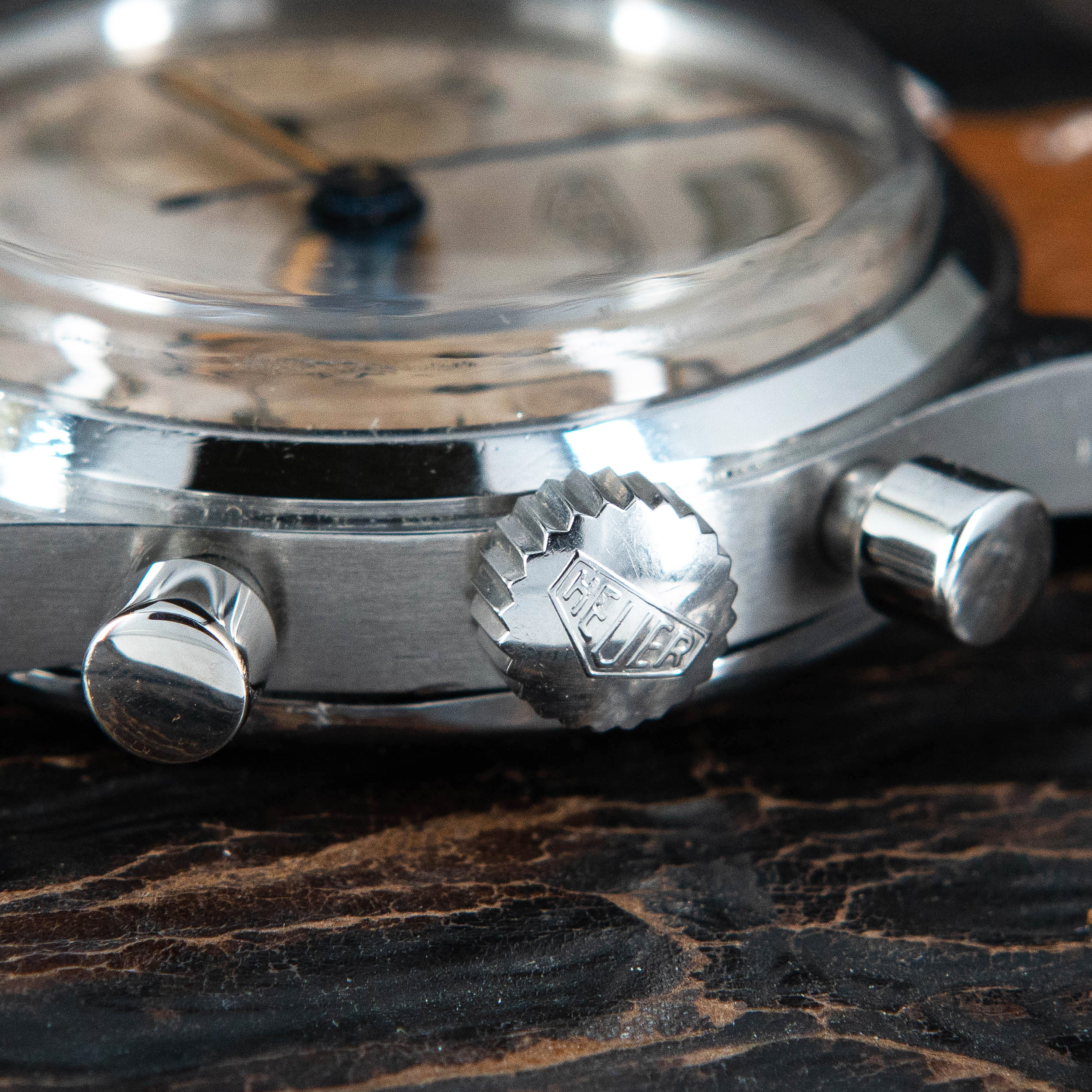 Heuer Big-Eyes 406 AR kronografi vuodelta 1949 - Image 6