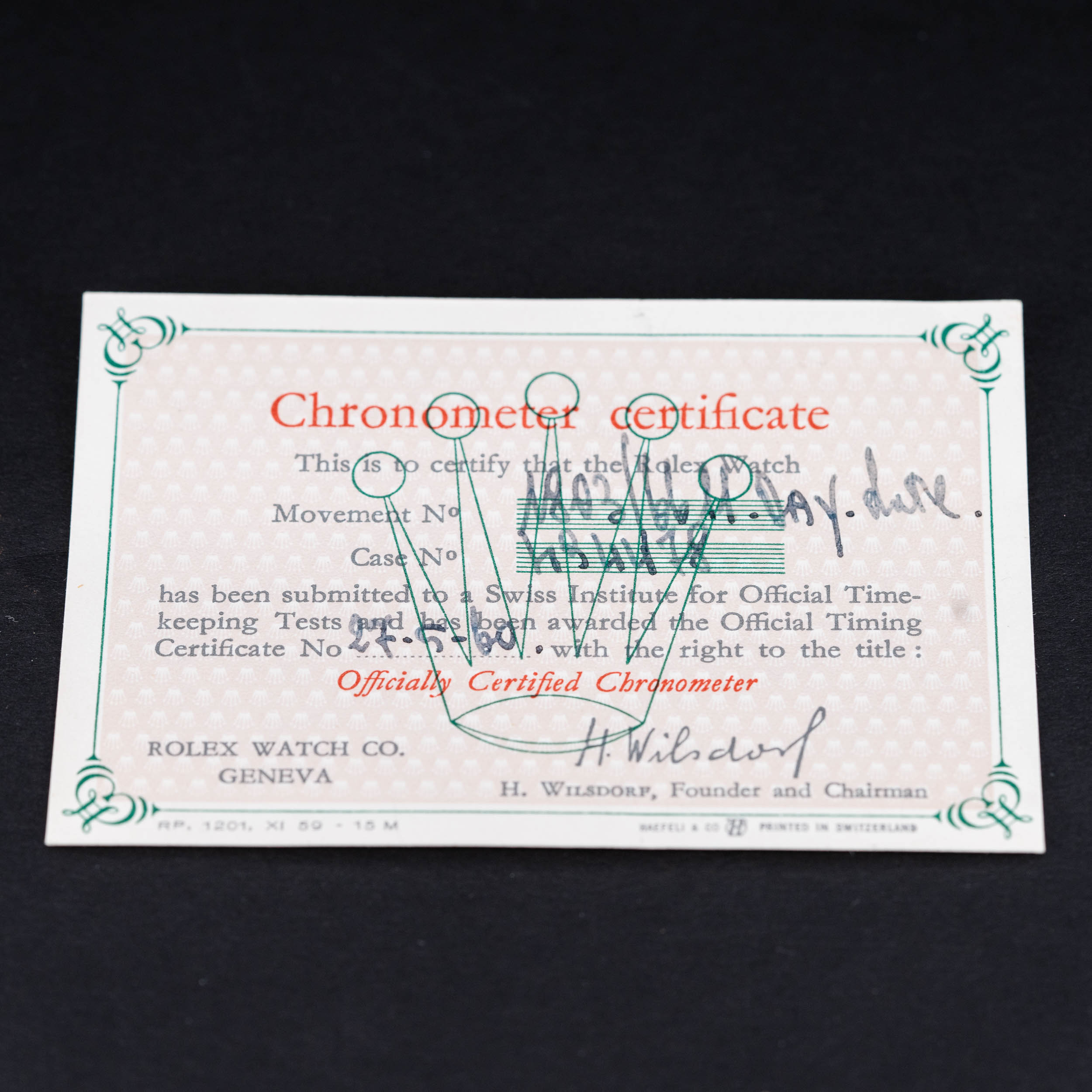 18k Rolex Oyster Day-Date Rose 1803/6611 vuodelta 1960 - Image 19