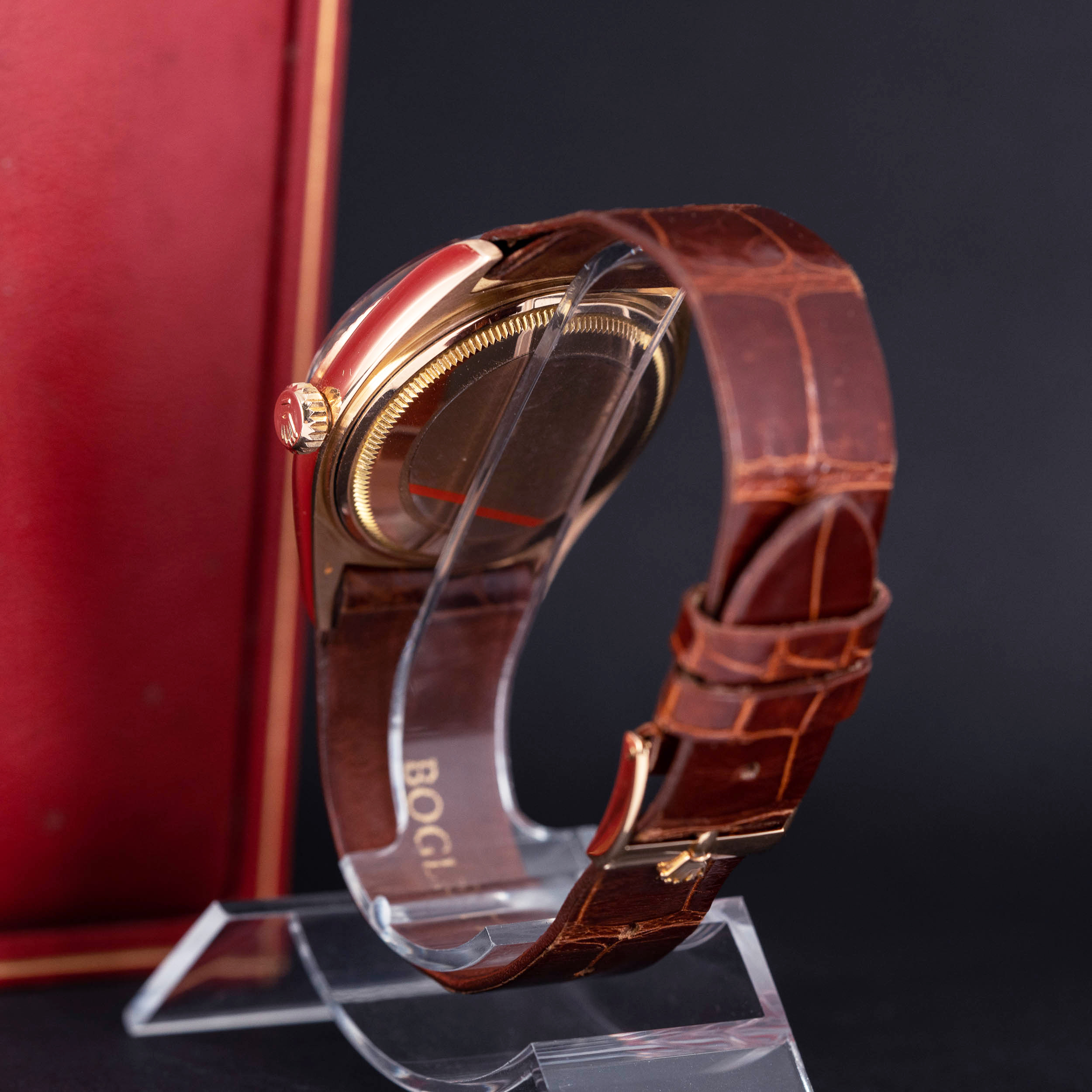 18k Rolex Oyster Day-Date Rose 1803/6611 vuodelta 1960 - Image 7