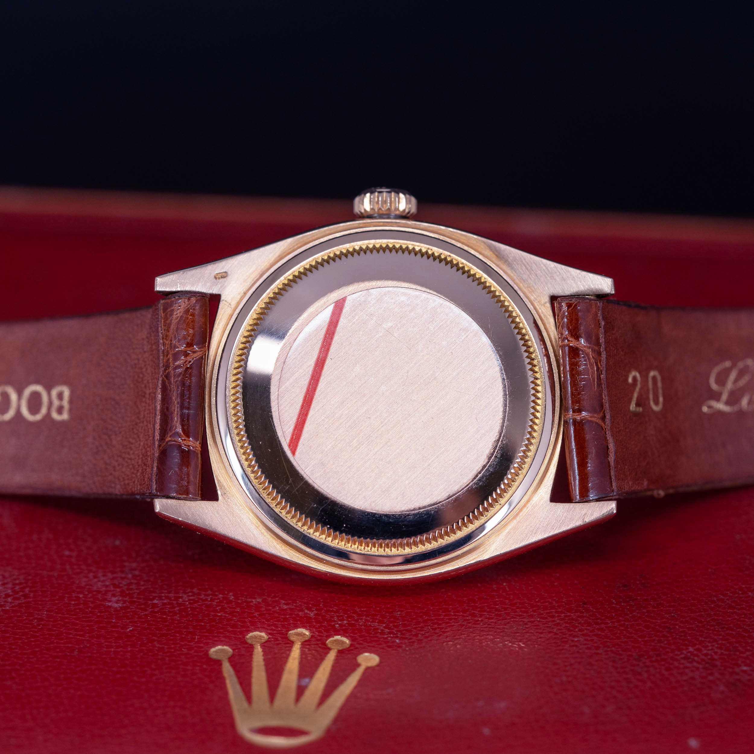 18k Rolex Oyster Day-Date Rose 1803/6611 vuodelta 1960 - Image 8