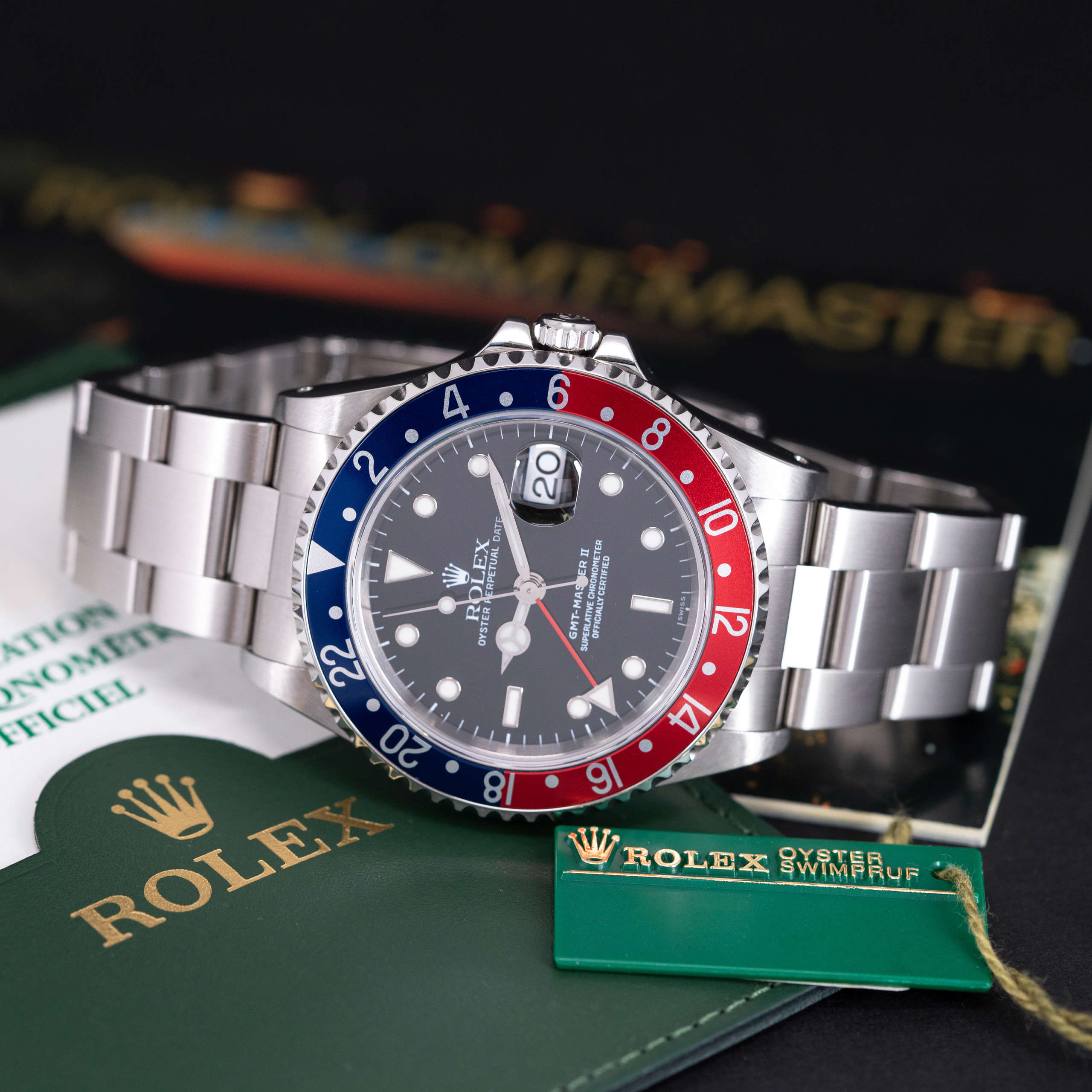 Rolex Oyster GMT-Master II 16710 Pepsi vuodelta 1998
