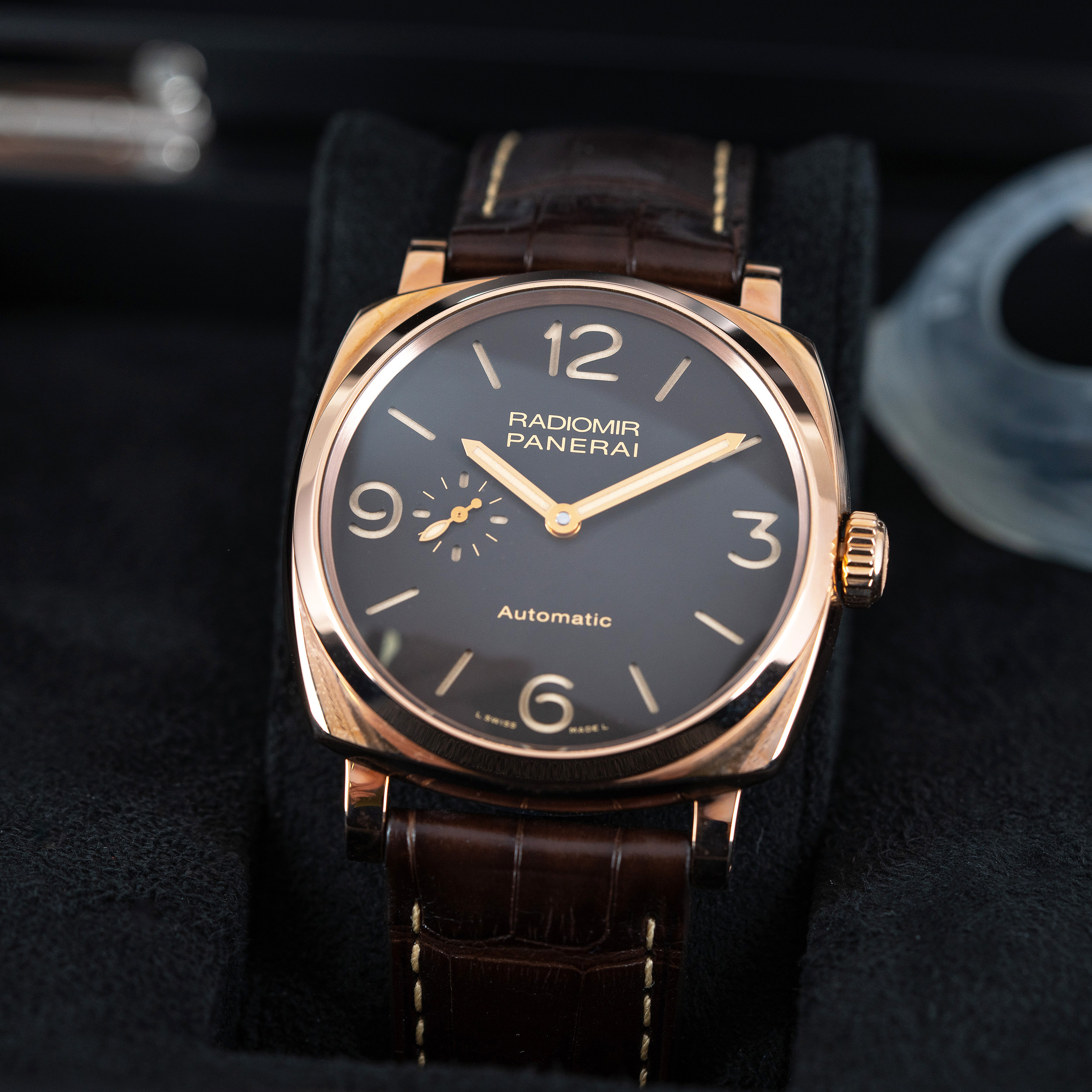 18k Panerai Radiomir 1940 PAM00573 vuodelta 2014 NOS