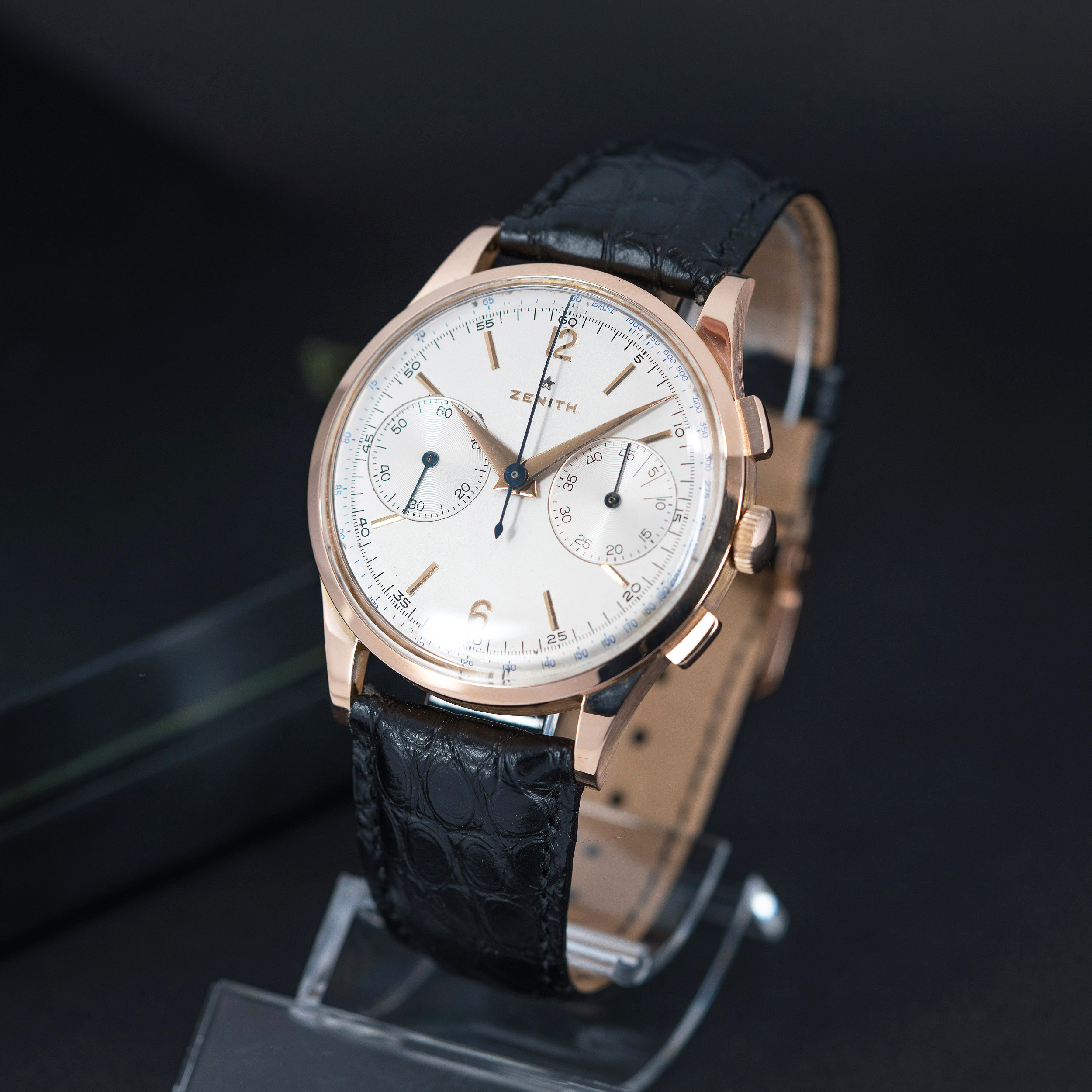 18k Zenith Jumbo kronografi 1950-luvulta - Image 3