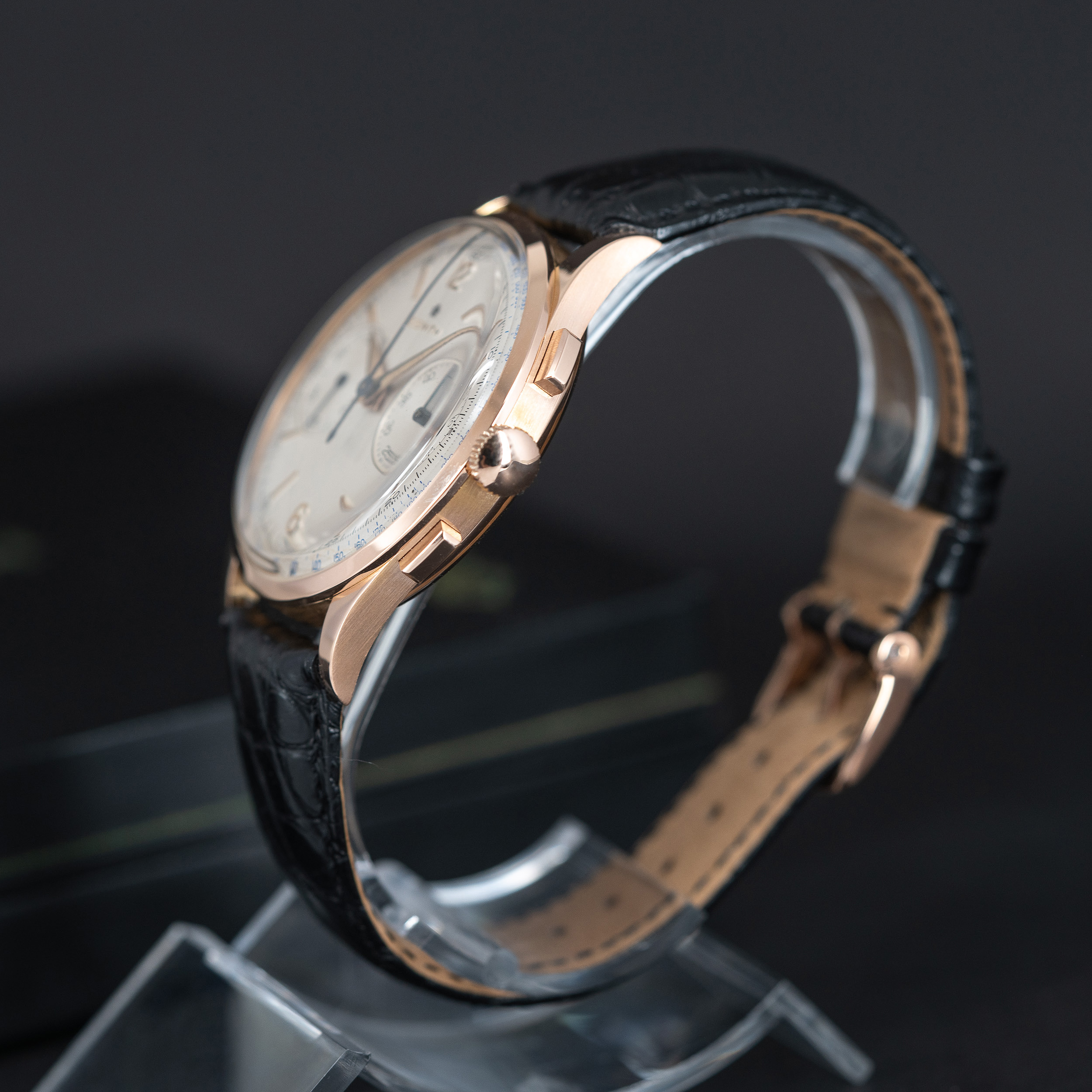 18k Zenith Jumbo kronografi 1950-luvulta - Image 5