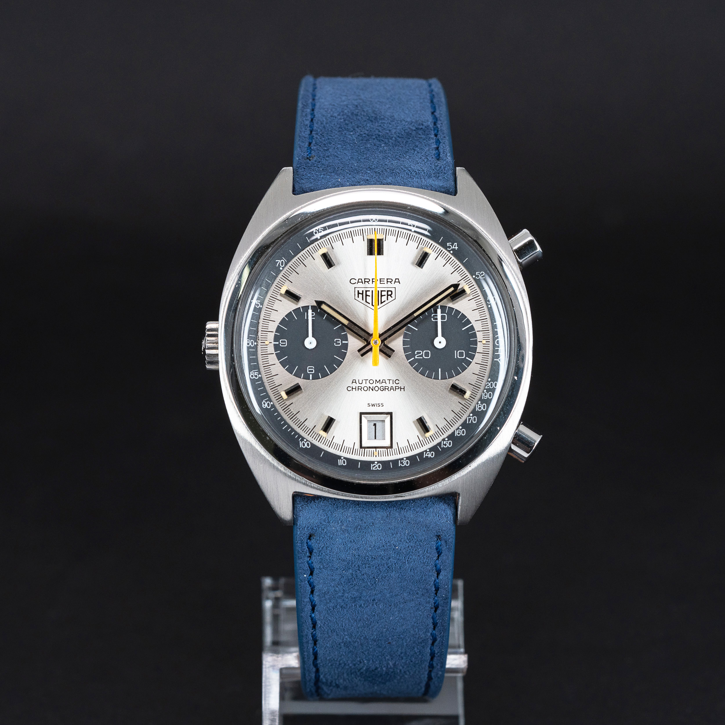 Heuer Carrera 1553 S vuodelta 1970 - Image 2