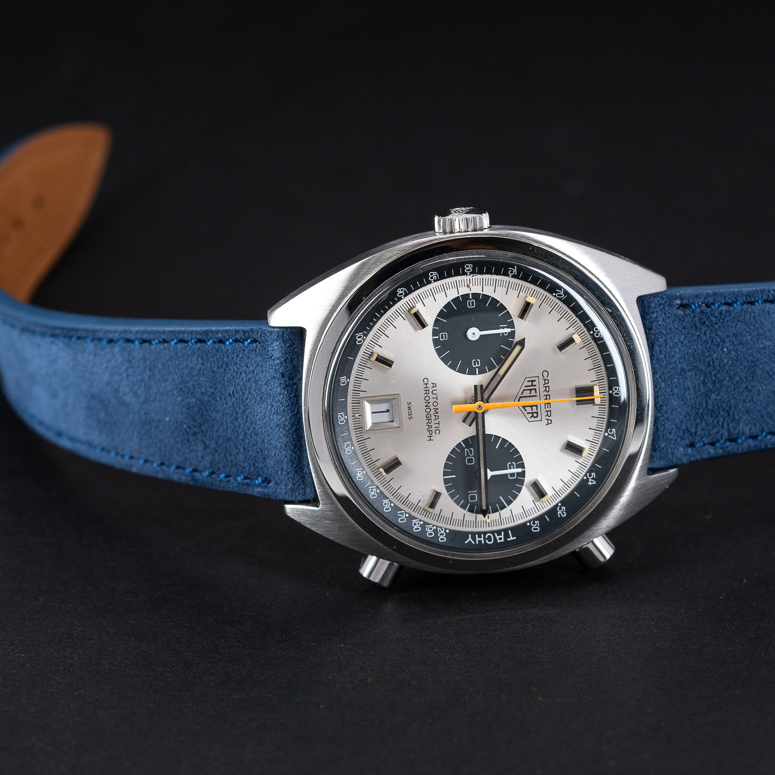 Heuer Carrera 1553 S vuodelta 1970 - Image 6