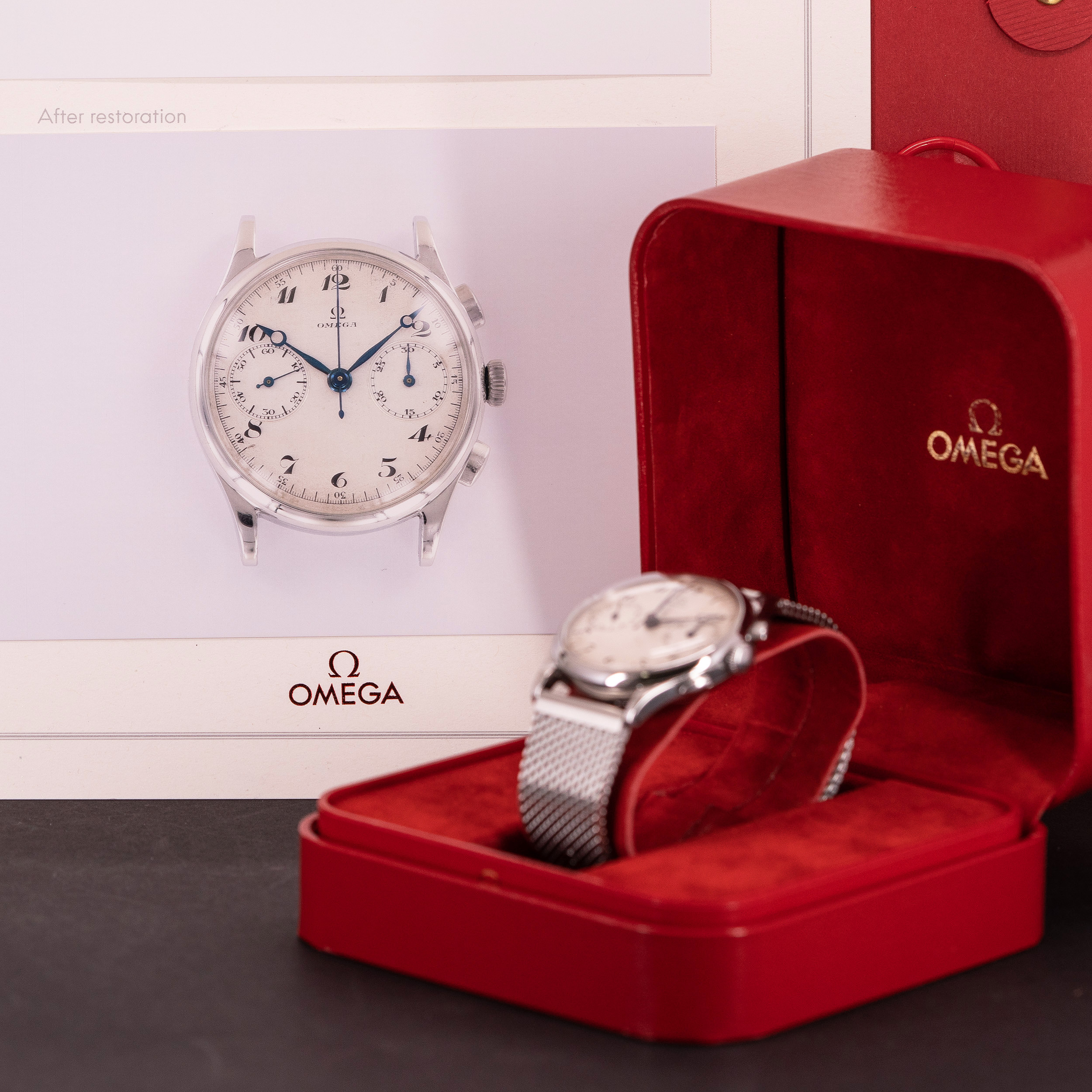 Omega CK987 33.3 kronografi vuodelta 1939 - Image 8