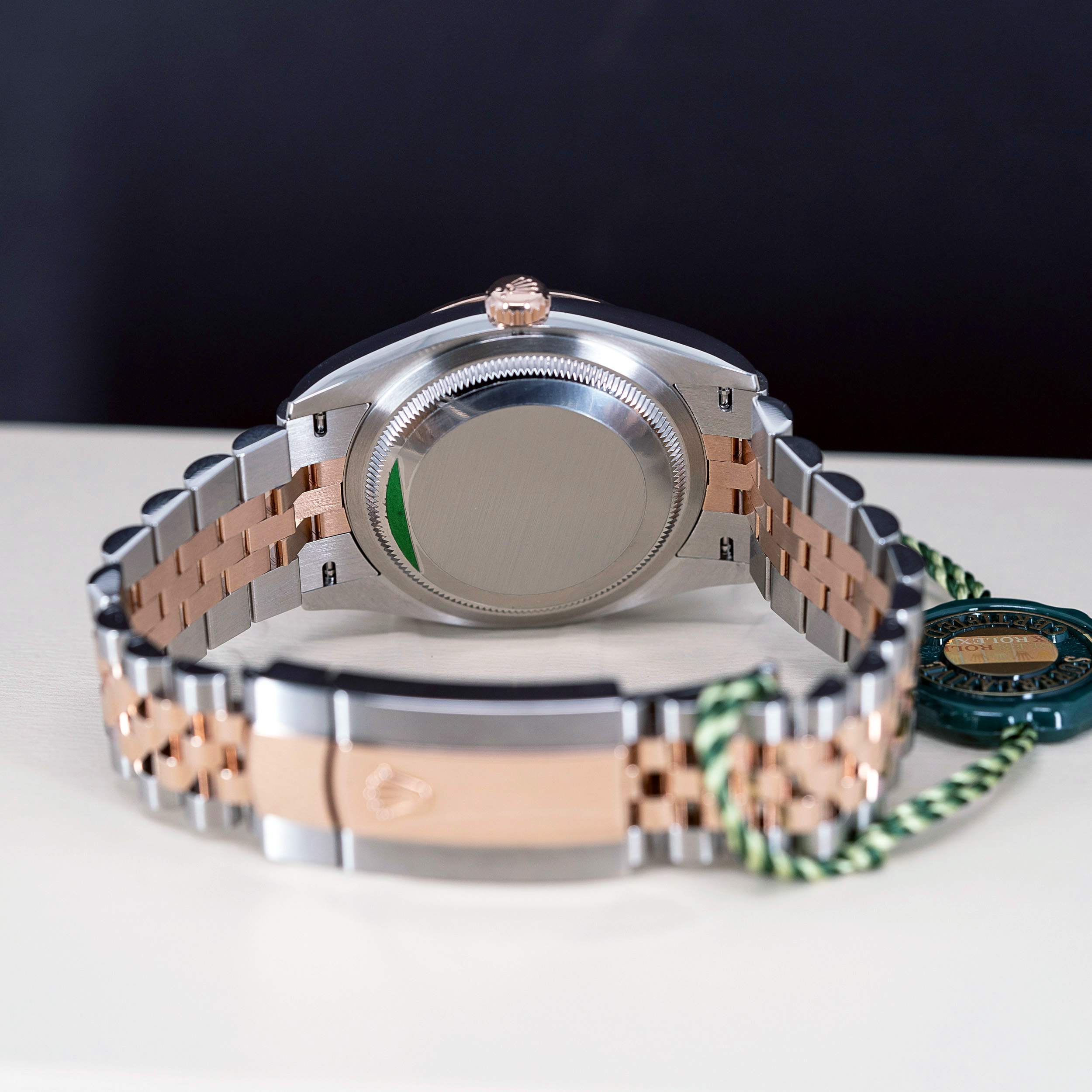 Rolex Datejust 36 teräs-ruusukulta 126231 vuodelta 2022 - Image 4