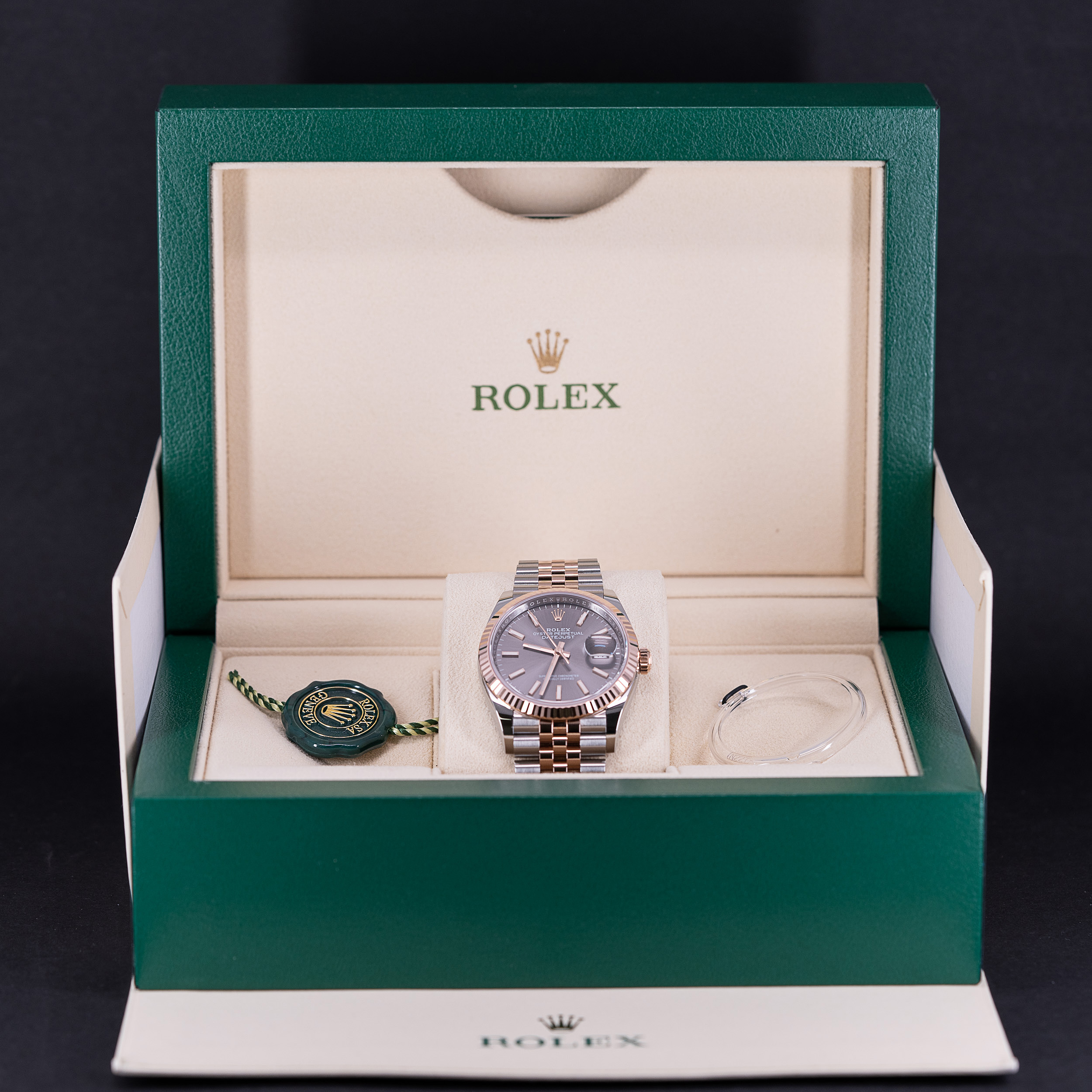 Rolex Datejust 36 teräs-ruusukulta 126231 vuodelta 2022 - Image 5