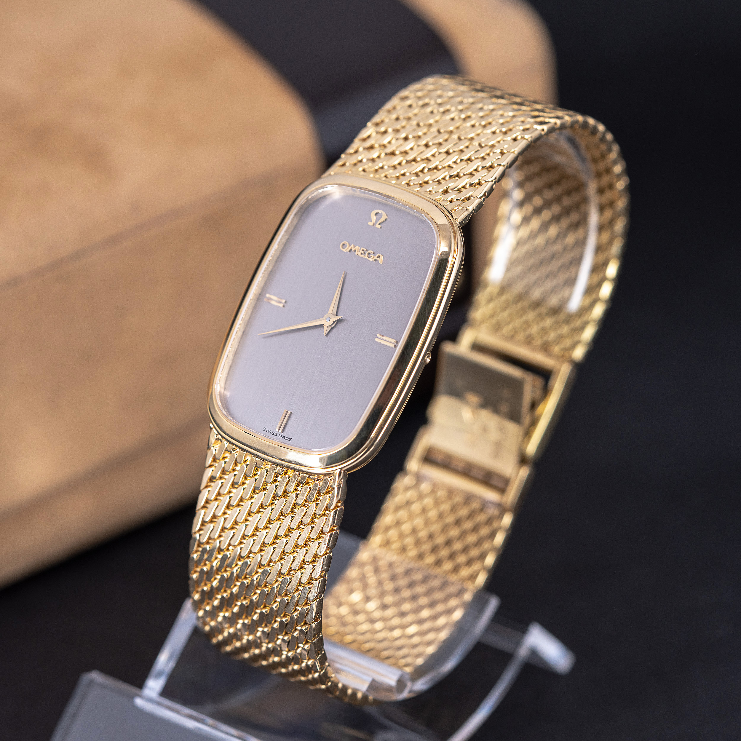 18k Omega De-Ville pukukello vuodelta 1980 - Image 4