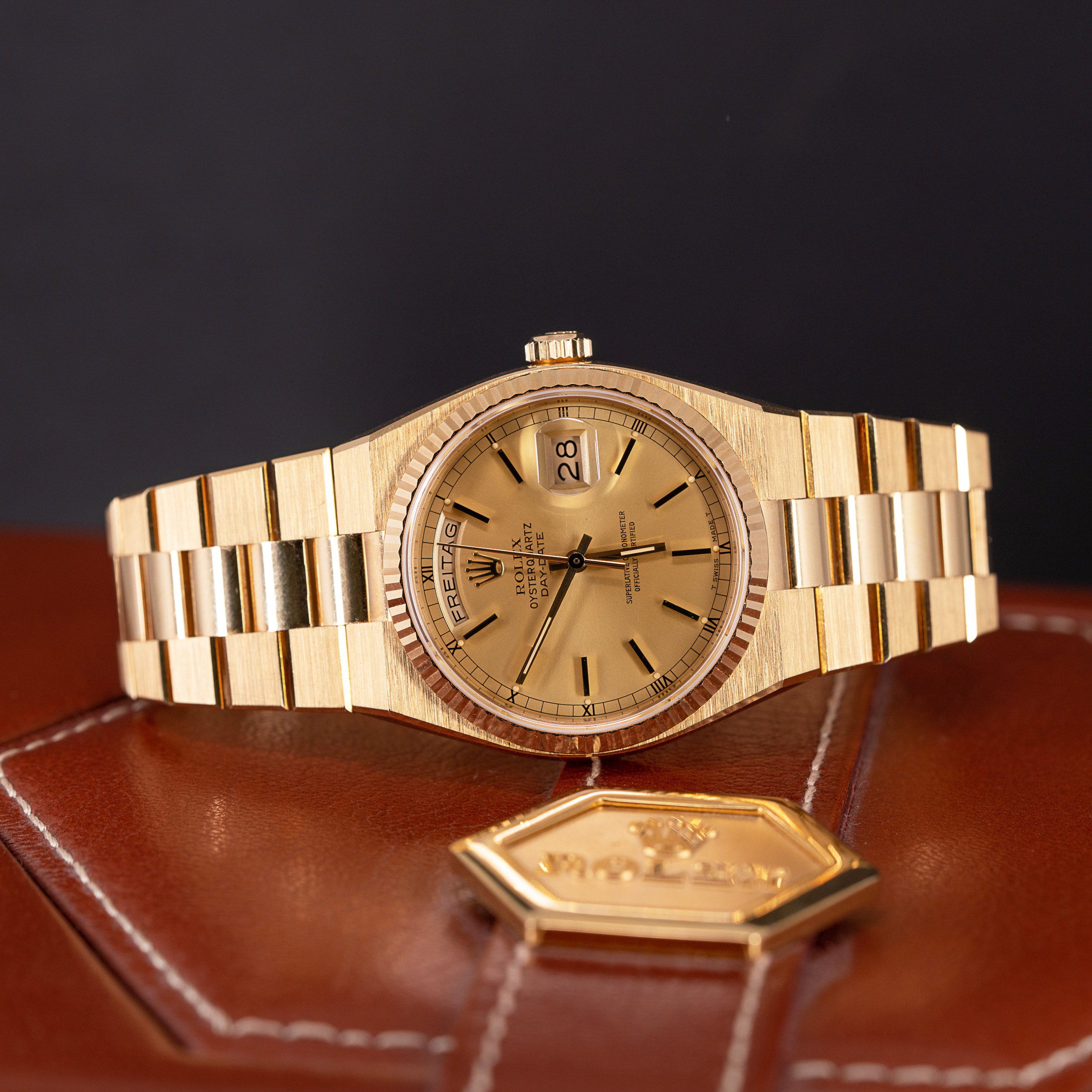 18k Rolex Oysterquartz Day-Date 19018 vuodelta 1979 - Image 3
