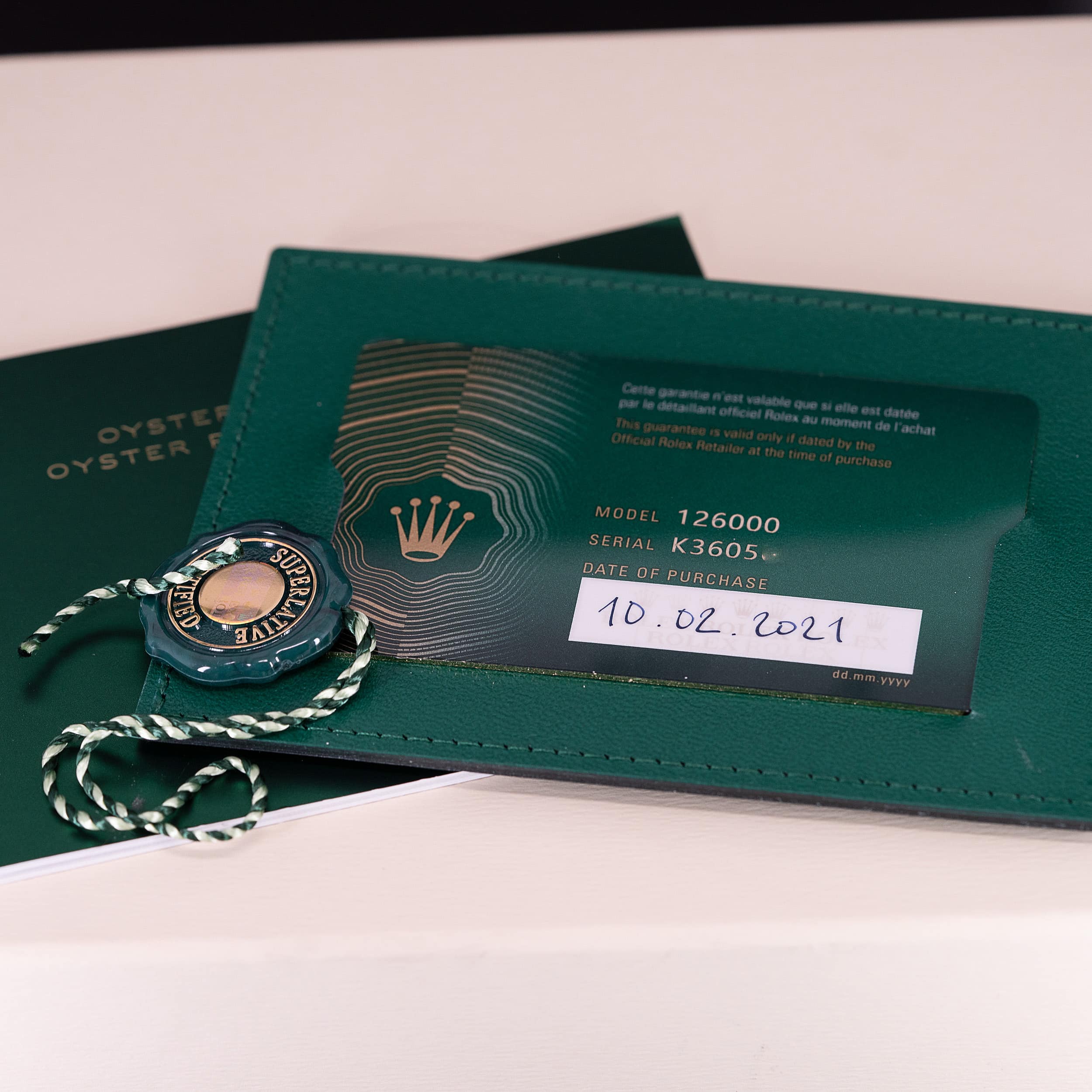 Rolex Oyster Perpetual 36 126000 vuodelta 2021 FULL-SET - Image 5