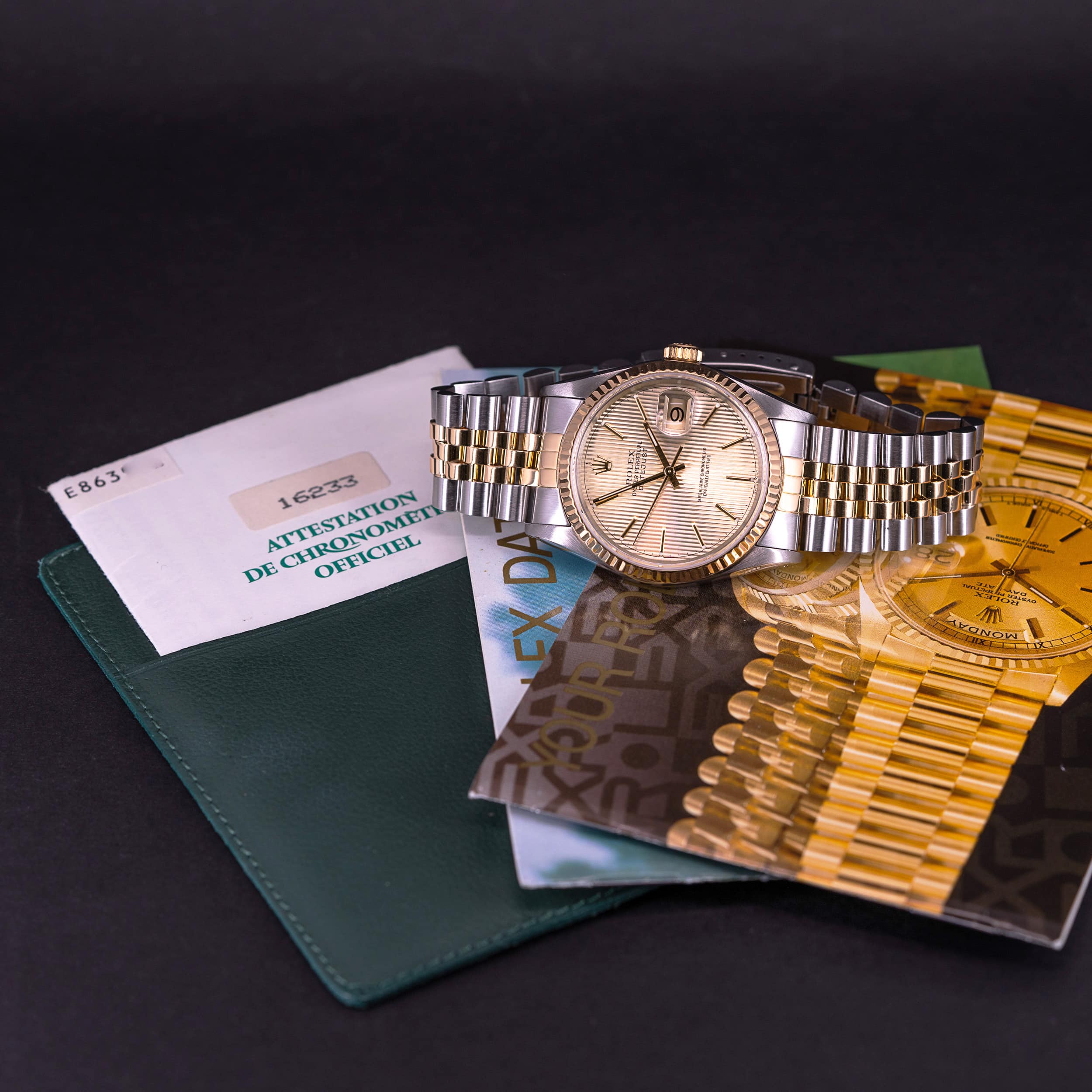 Rolex Datejust 16233 Tapestry 1991 FULL-SET - Image 8