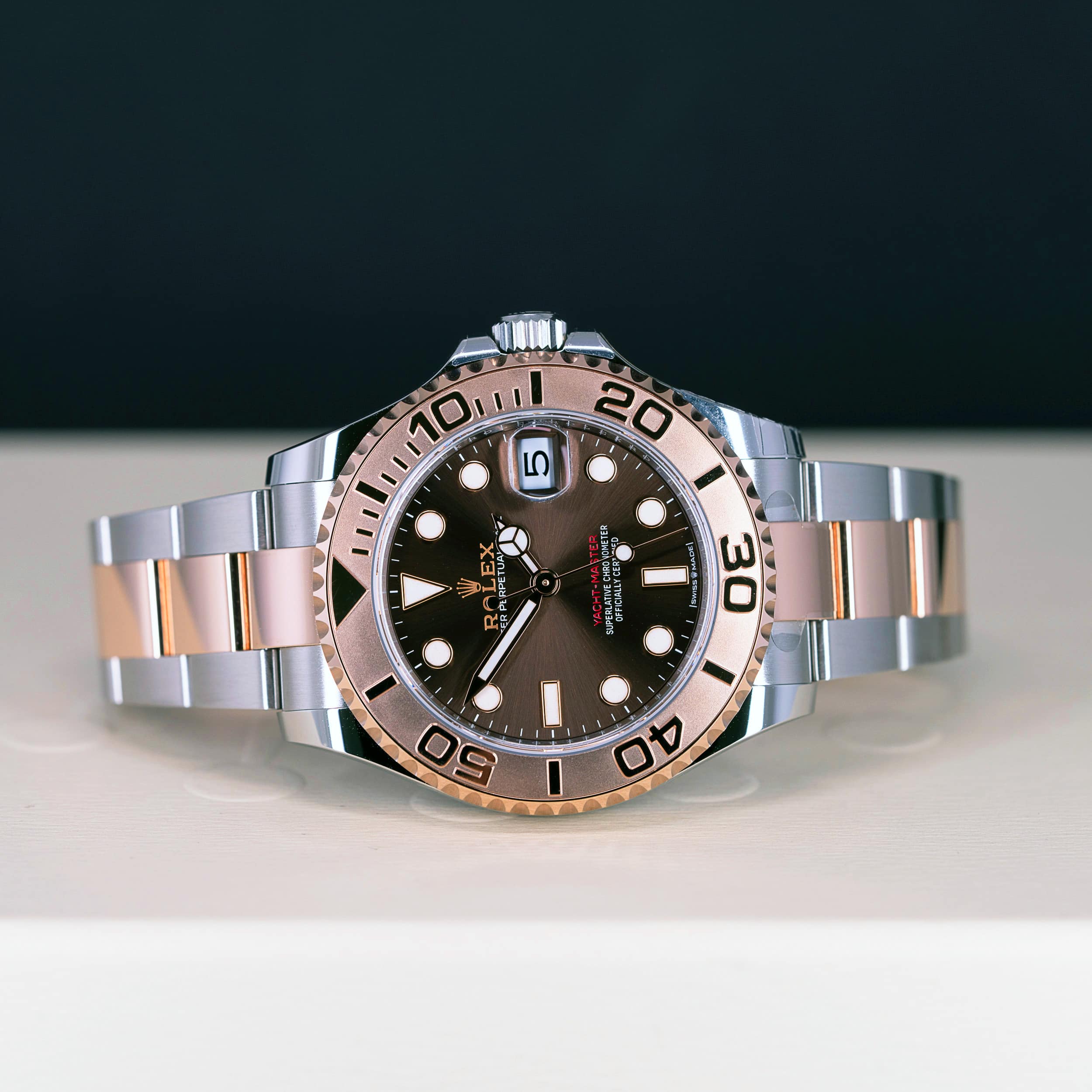 Rolex Yacht-Master 37 Everose-Steel vuodelta 2022 FULL-SET - Image 3