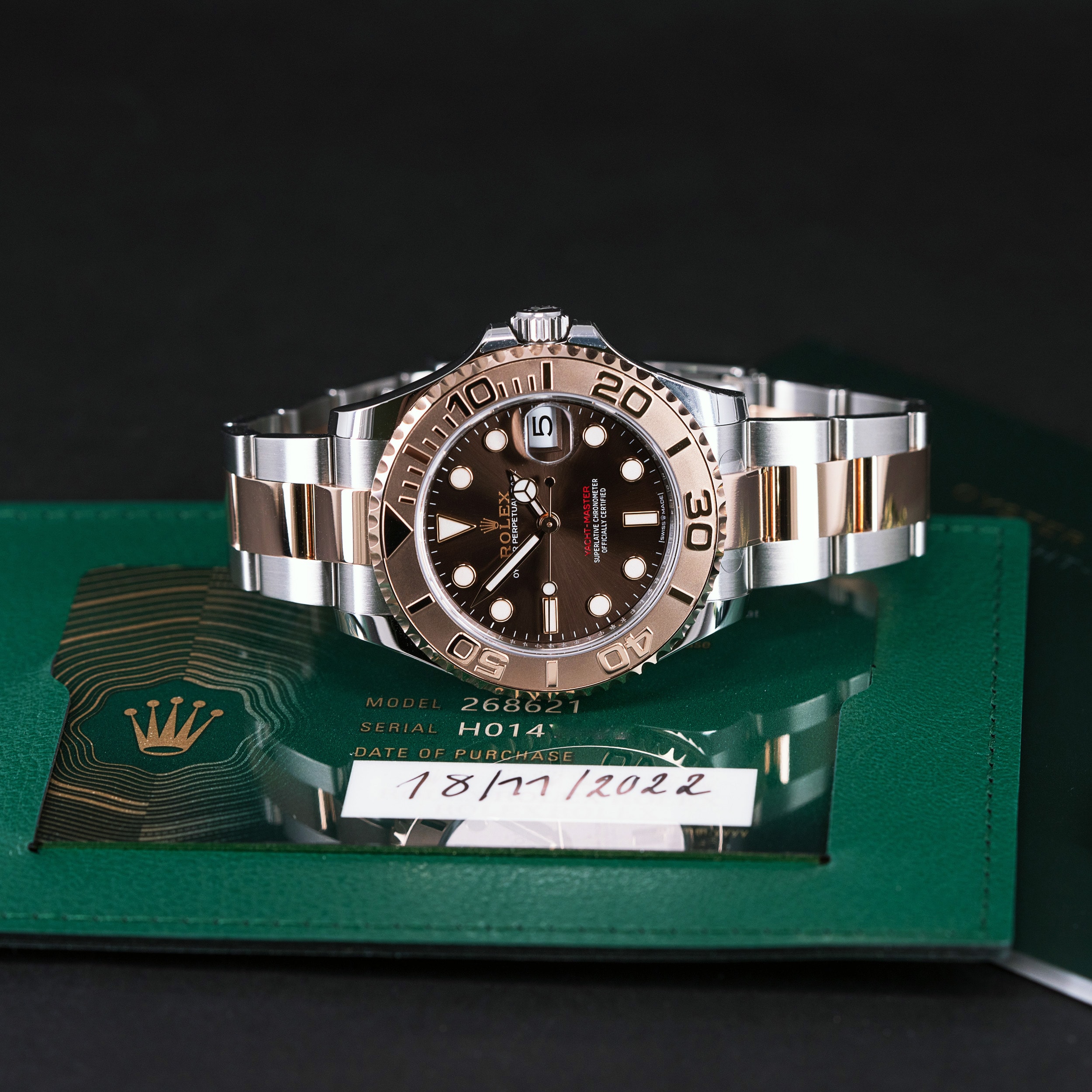 Rolex Yacht-Master 37 Everose-Steel vuodelta 2022 FULL-SET - Image 5