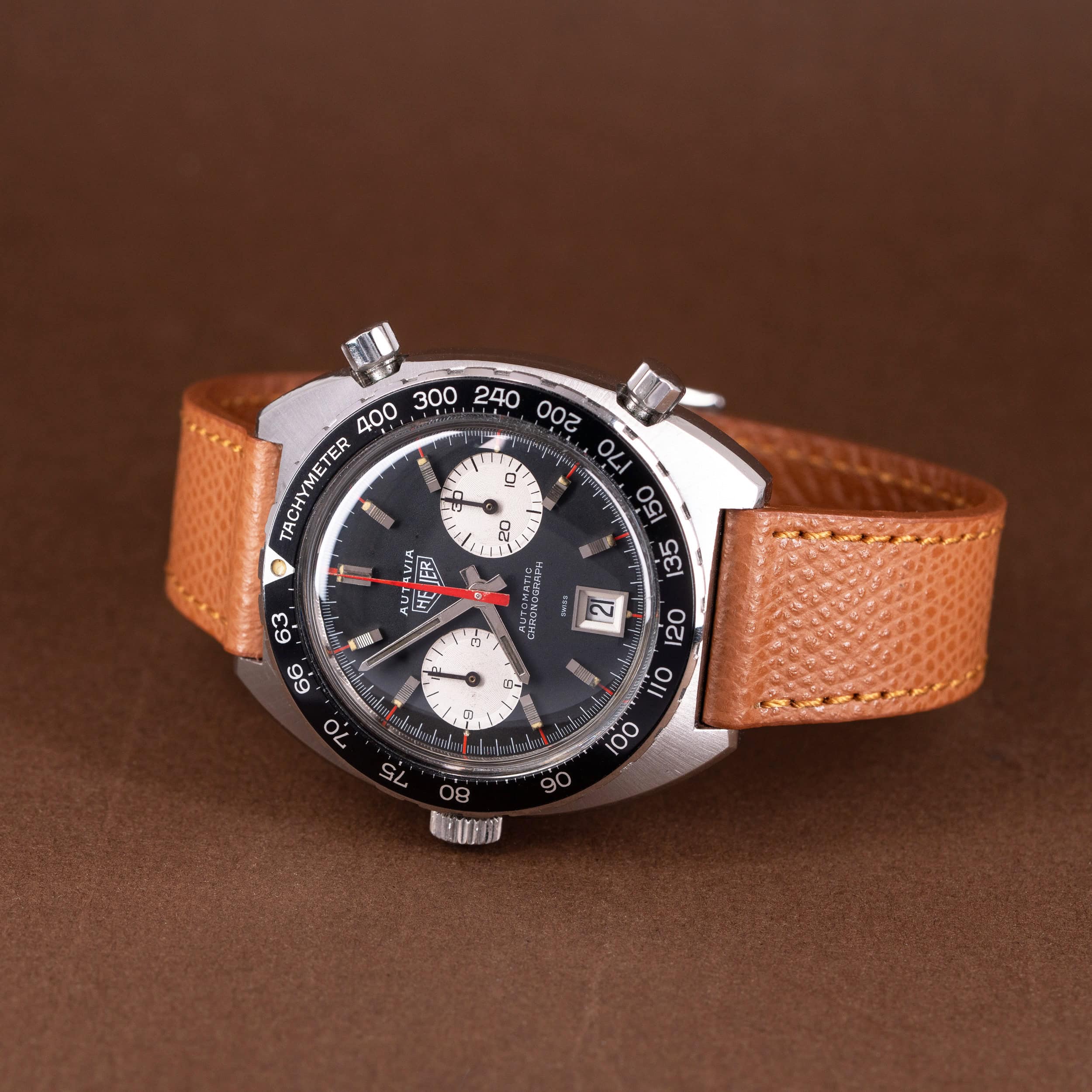 Heuer Autavia 1163 Tachy vuodelta 1969 - Image 5