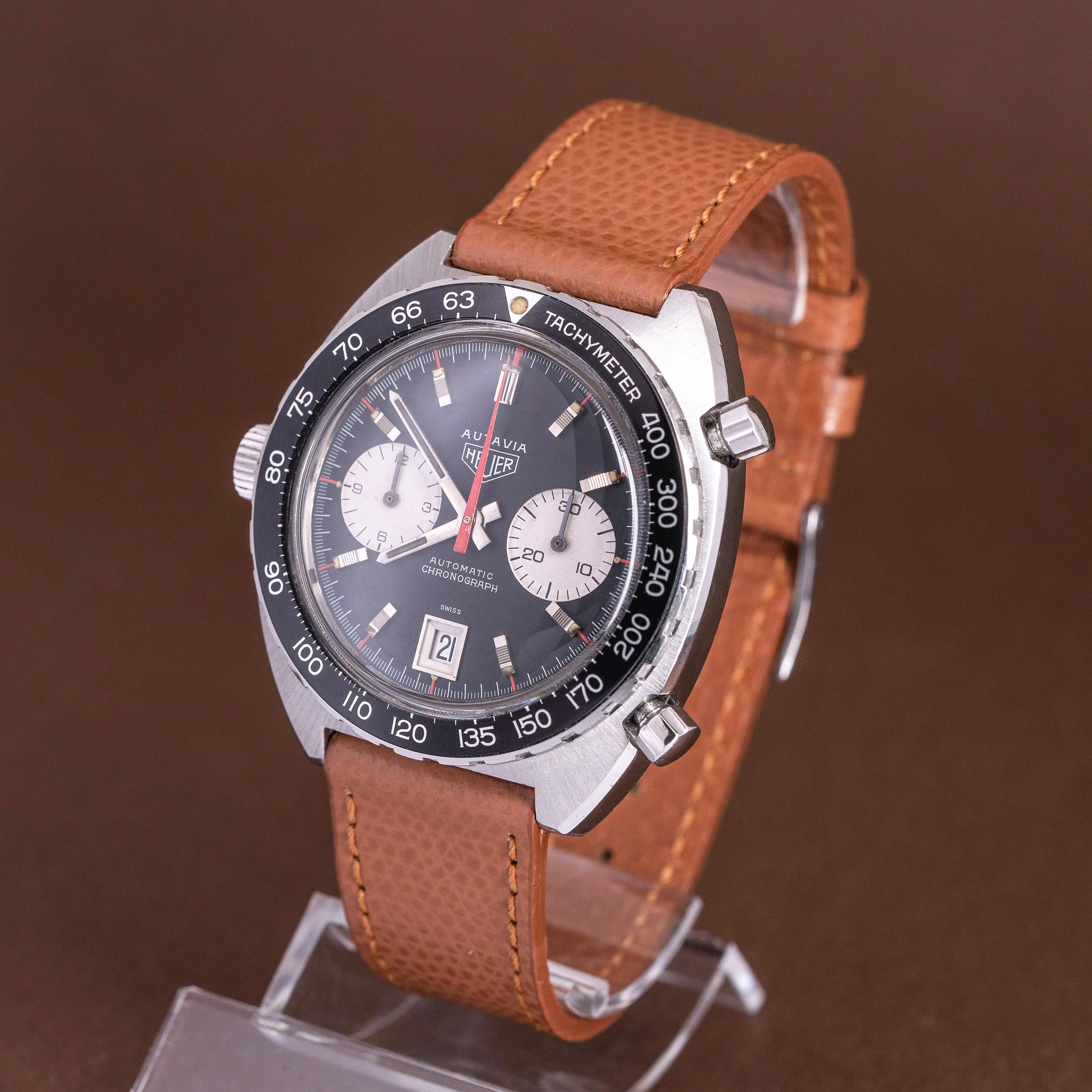 Heuer Autavia 1163 Tachy vuodelta 1969 - Image 3