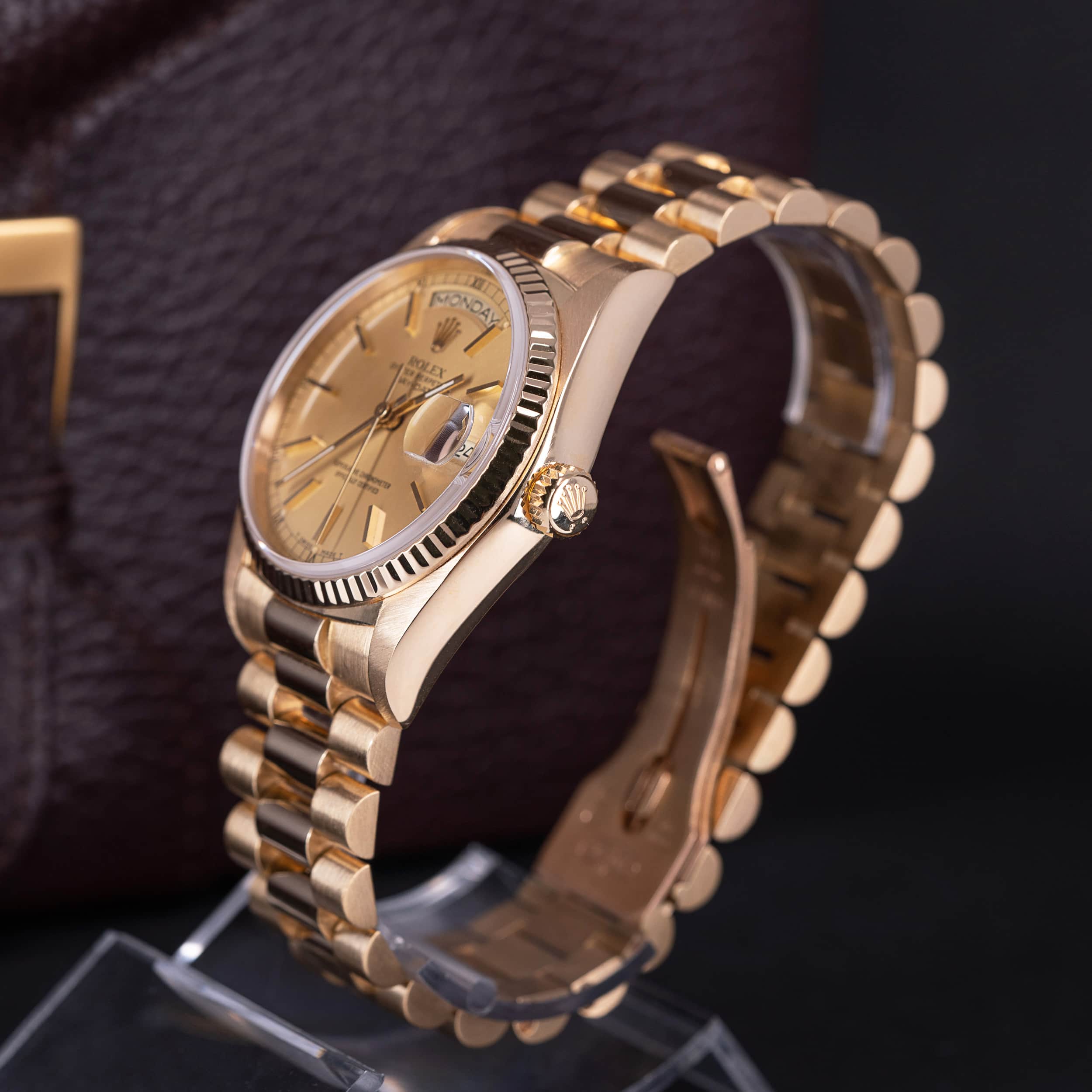 18k Rolex Day-Date 18038 vuodelta 1987 - Image 3