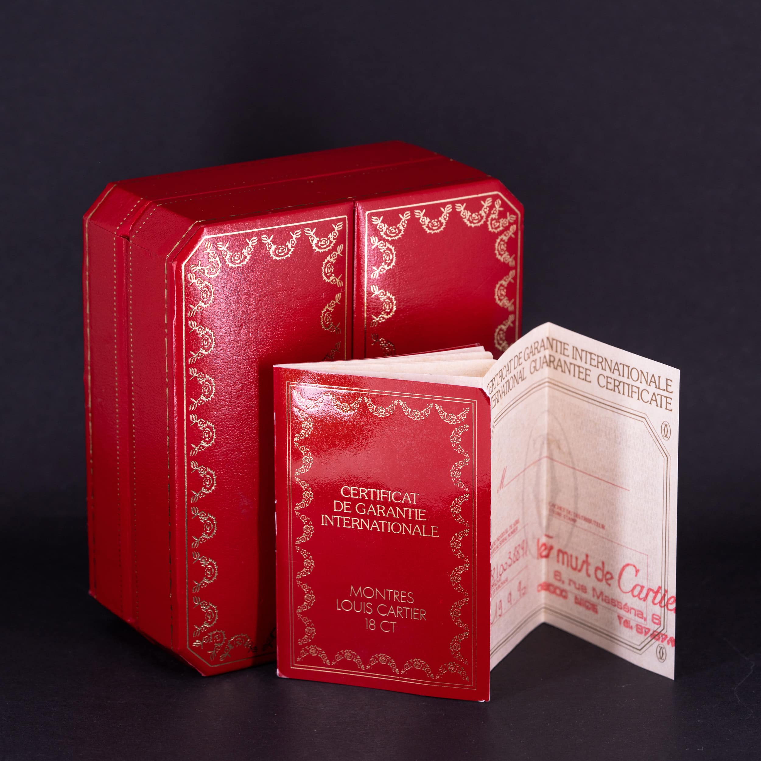 18k Cartier Vendome Trinity vuodelta 1990 FULL-SET - Image 8