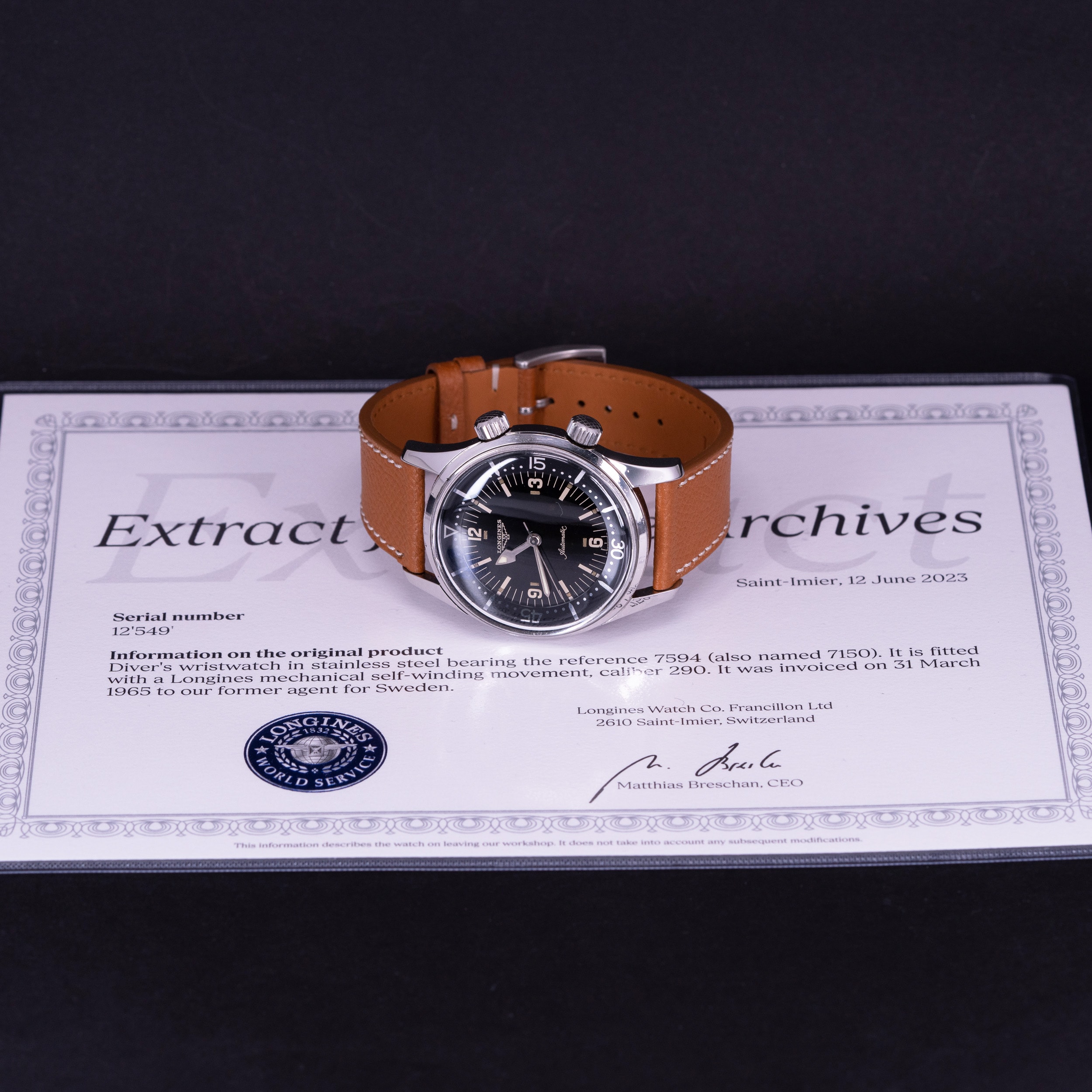 Longines Super-Compressor 7150 vuodelta 1965 - Image 11