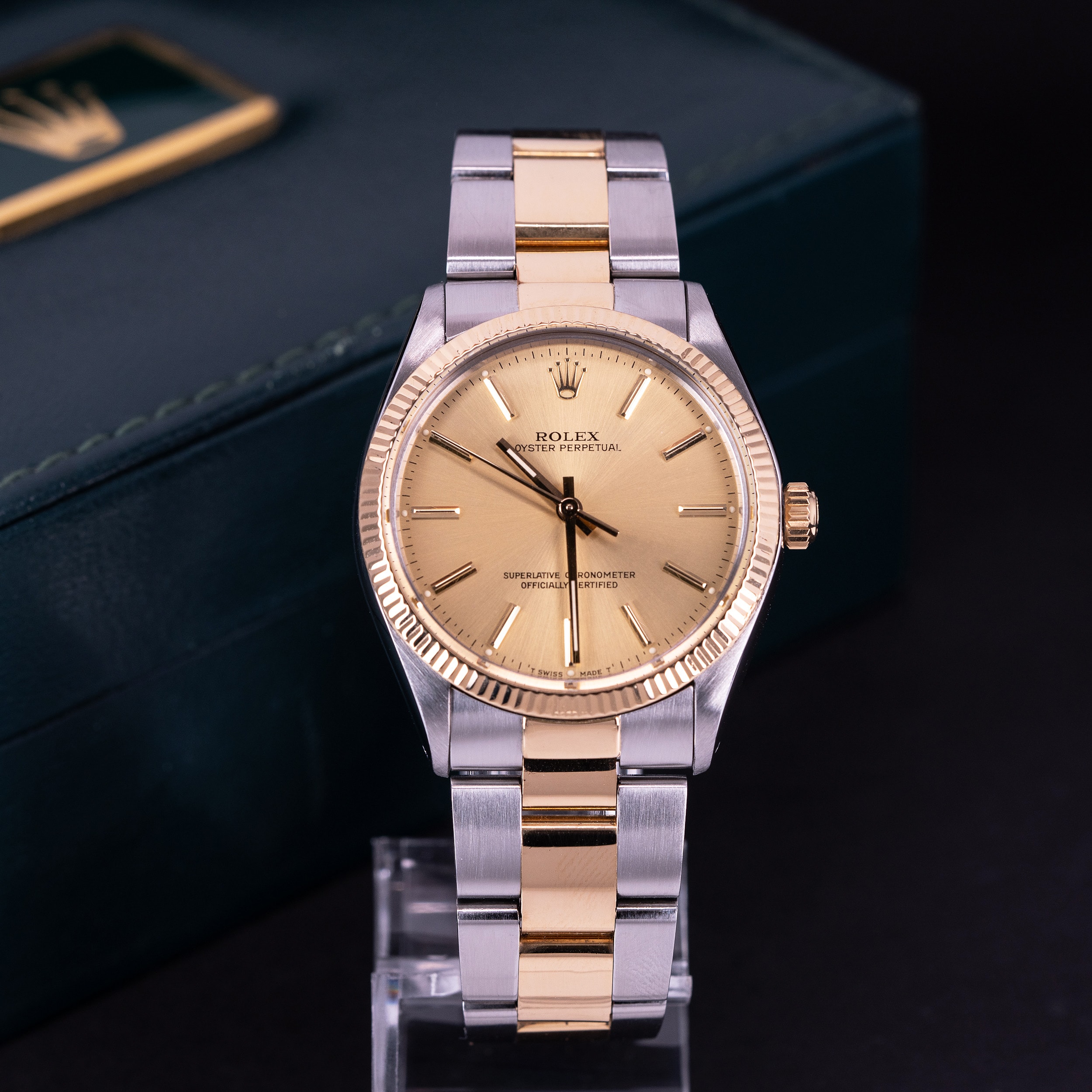 Rolex Oyster Perpetual 1005/3 vuodelta 1988 FULL-SET