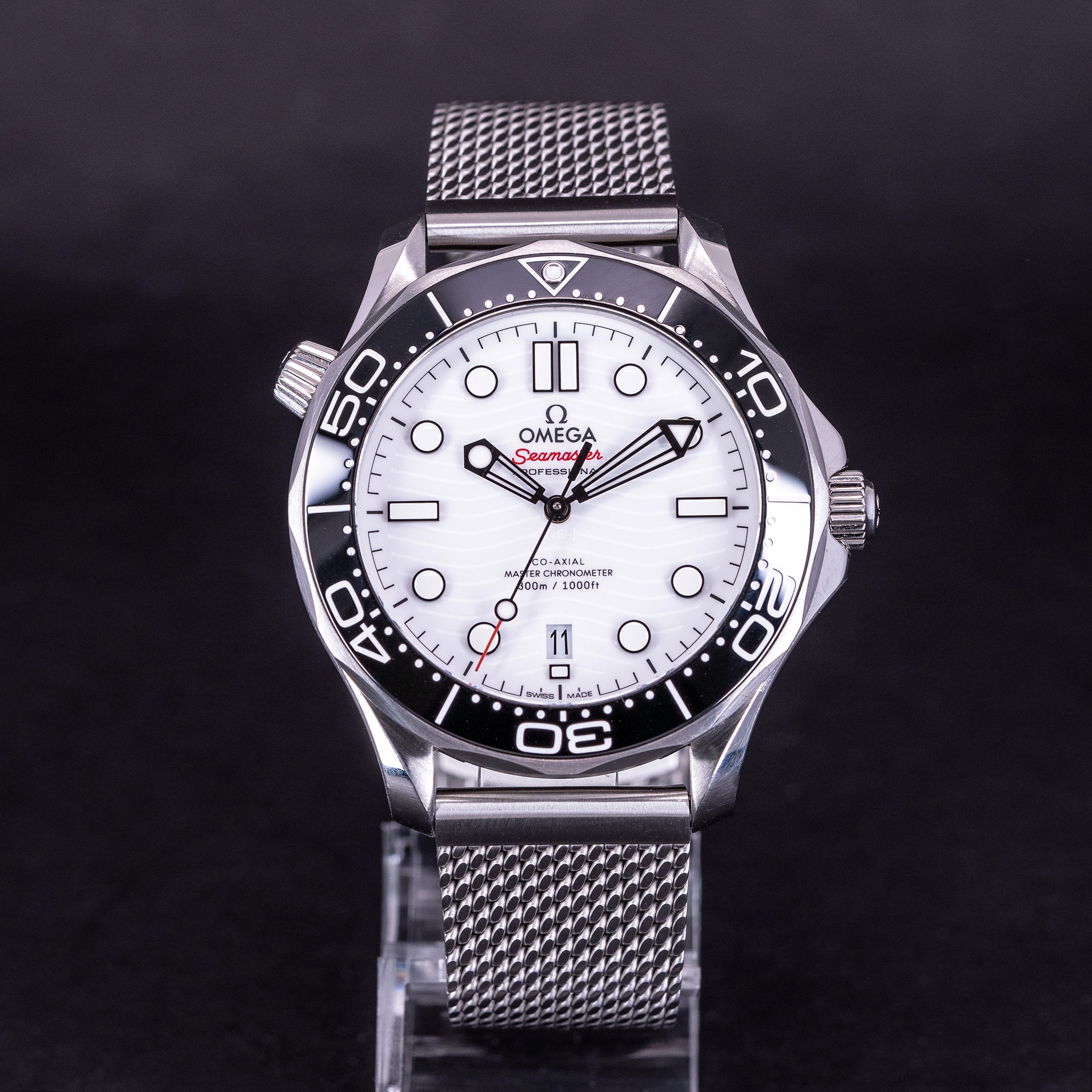 Omega Seamaster 300M Co-Axial White Ceramic 2021 FULL-SET