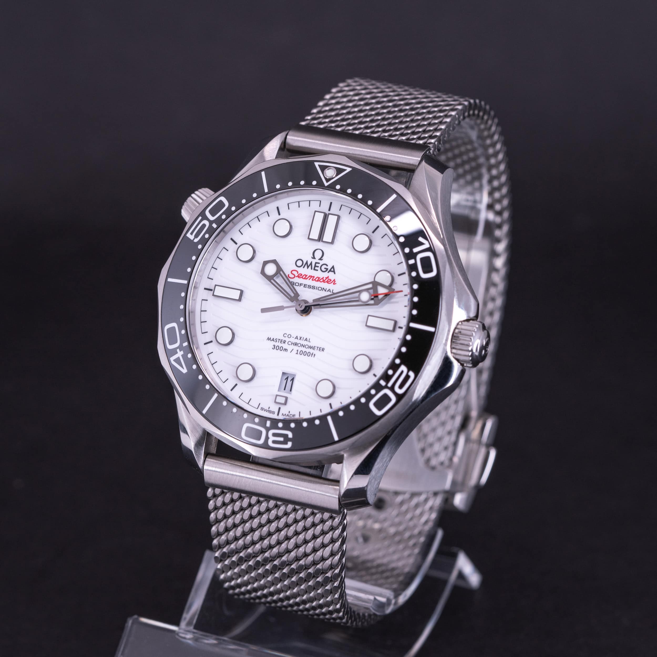 Omega Seamaster 300M Co-Axial White Ceramic 2021 FULL-SET - Image 2