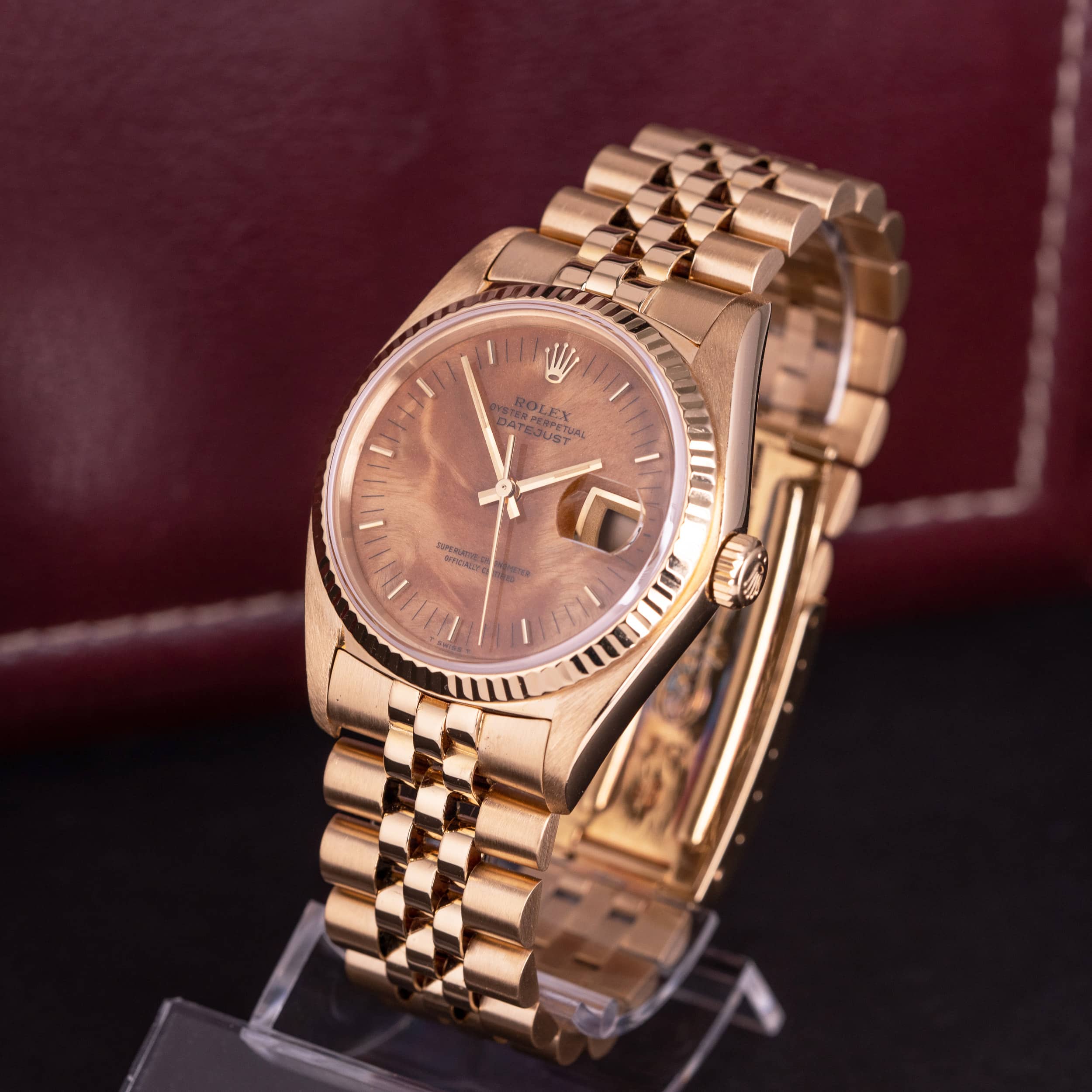 18k Rolex Datejust 16018 "Birch wood" vuodelta 1979 - Image 2