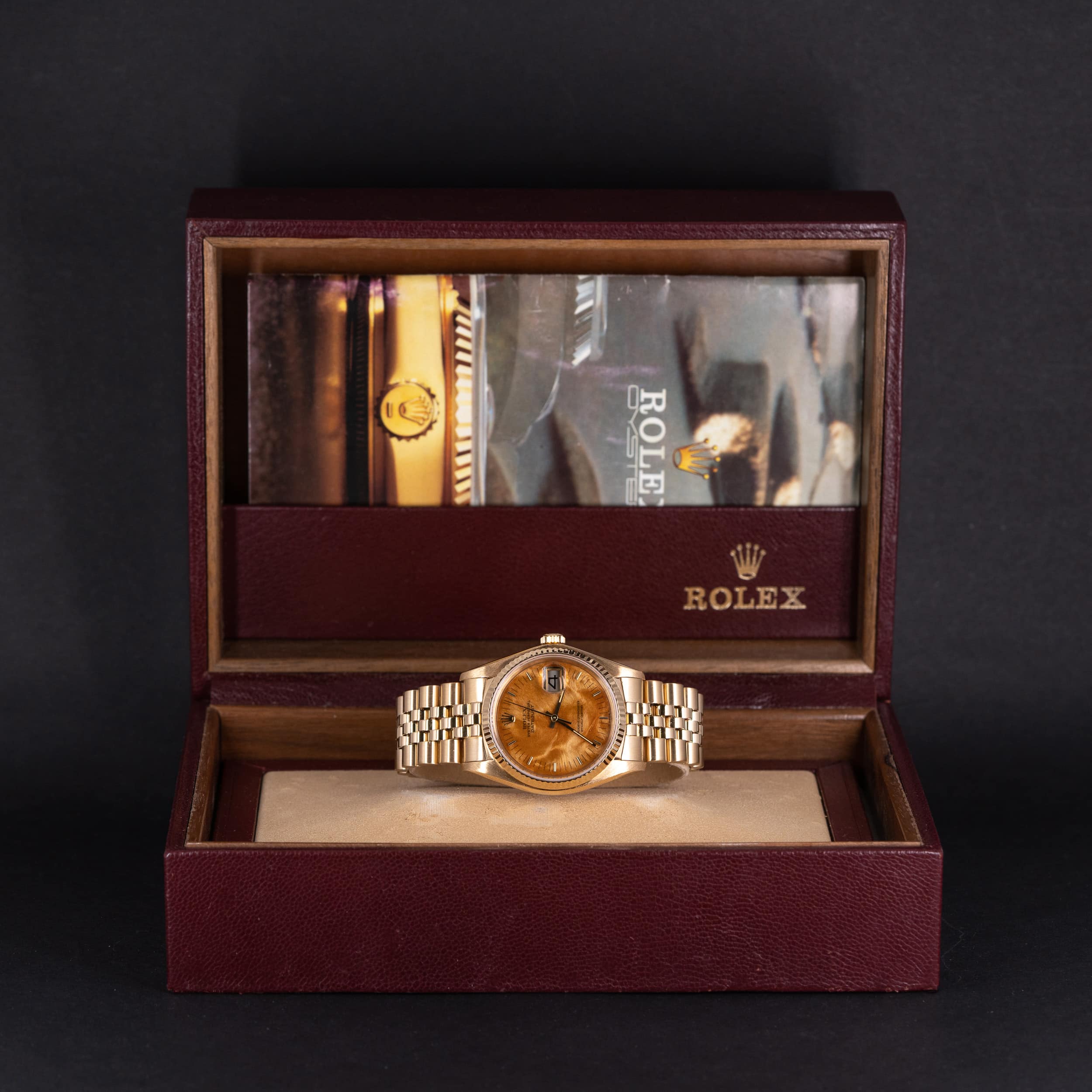 18k Rolex Datejust 16018 "Birch wood" vuodelta 1979 - Image 9