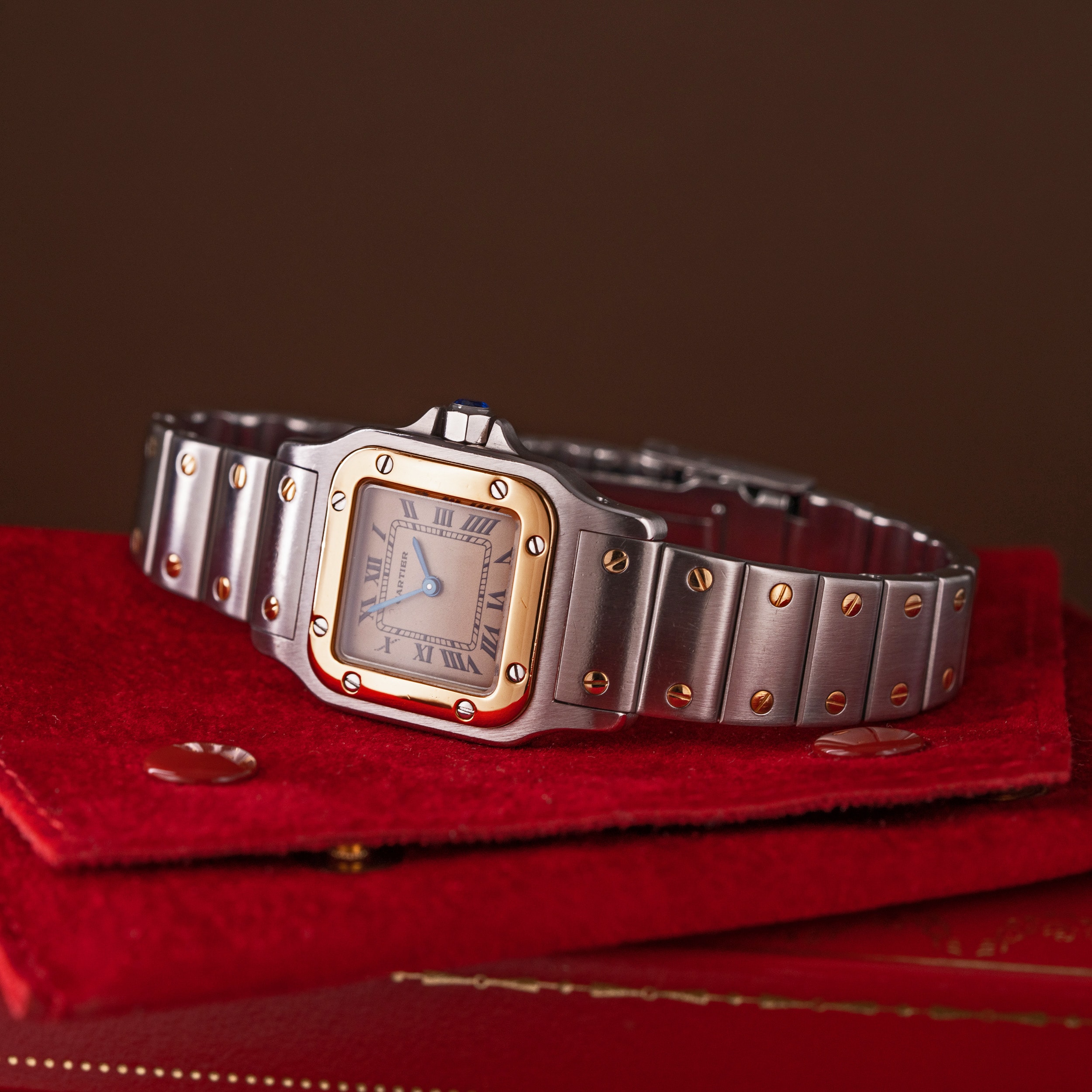 Cartier Santos Galbée Lady 1990-luvulta - Image 4