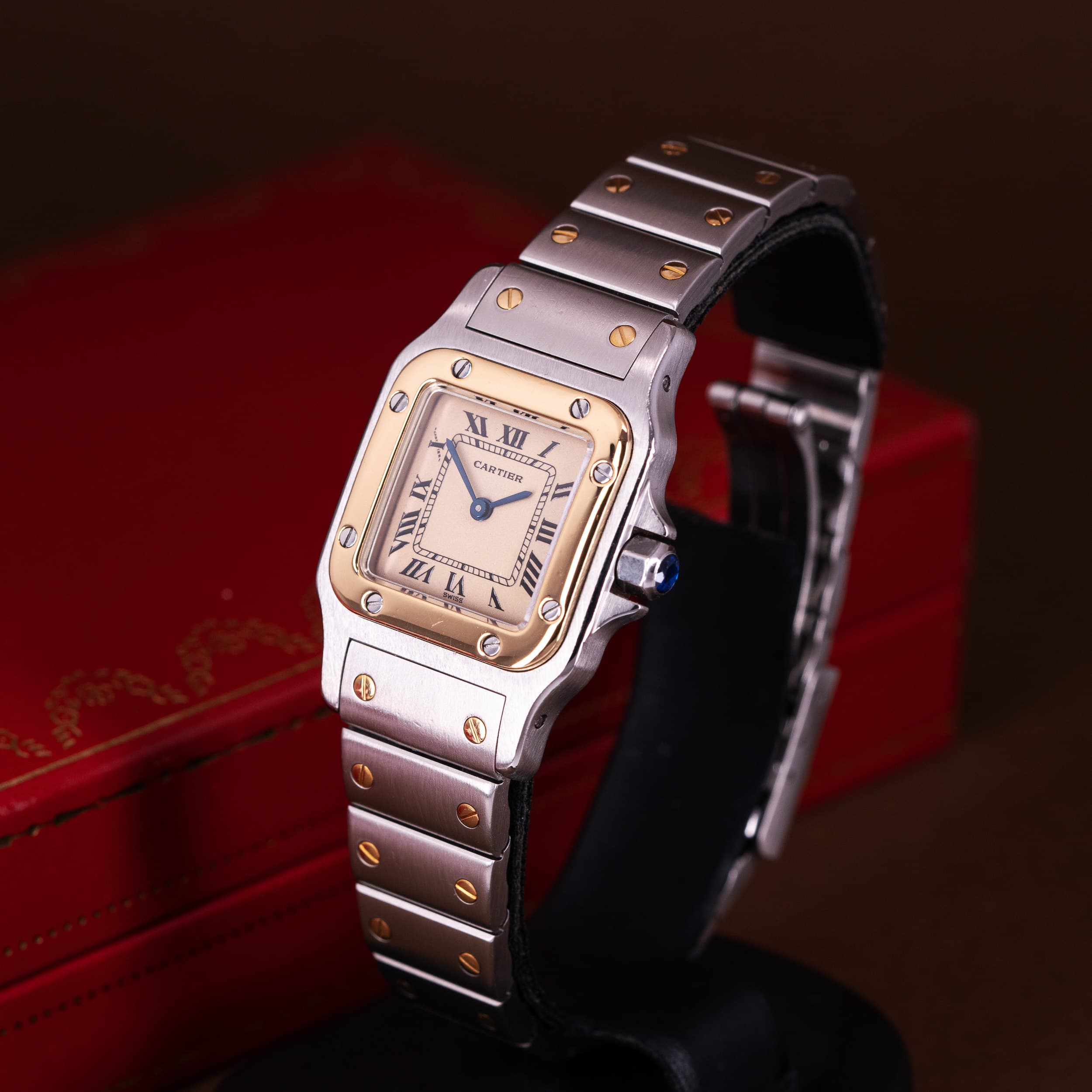 Cartier Santos Galbée Lady 1990-luvulta - Image 2