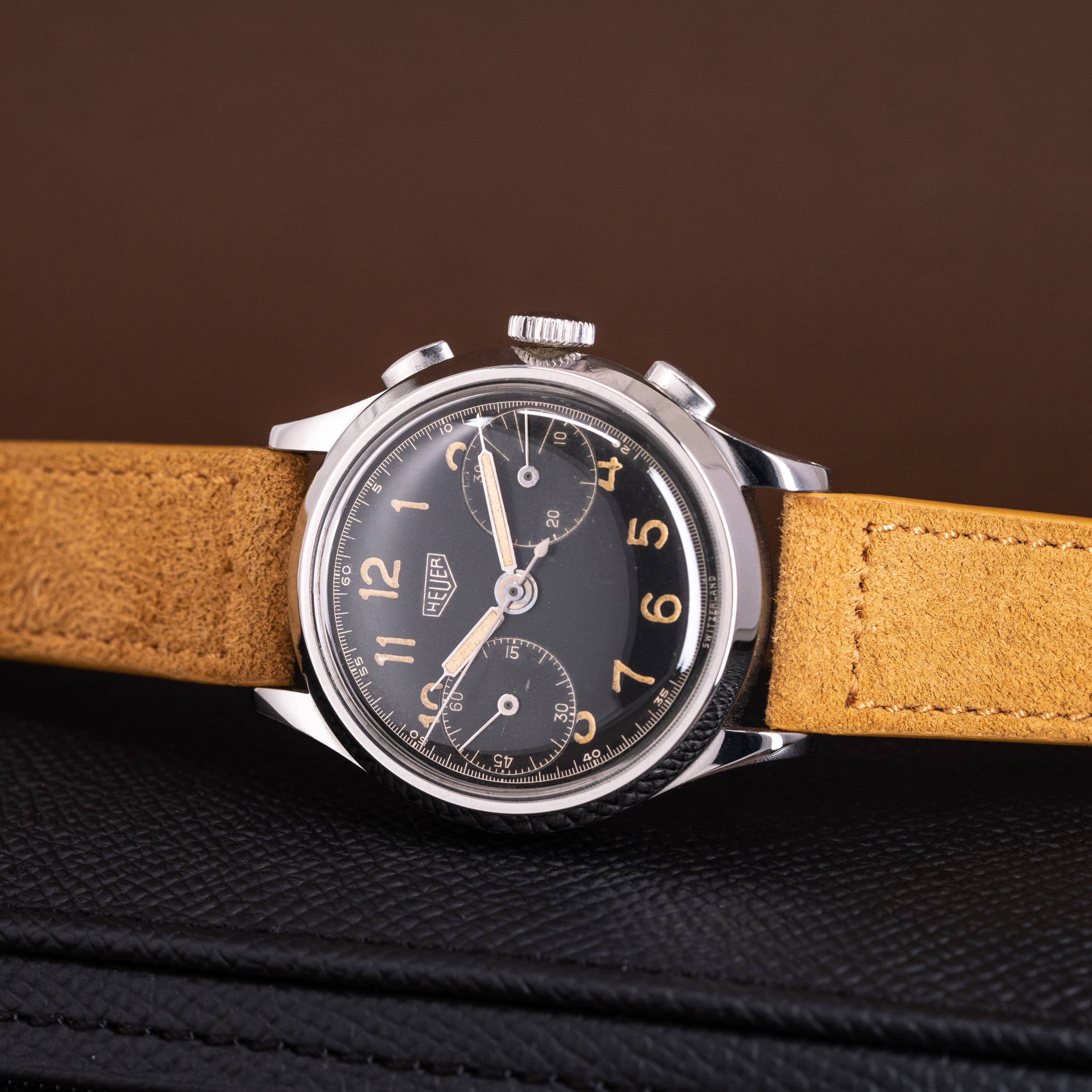 HEUER 347 NR kronografi vuodelta 1943 - Image 6