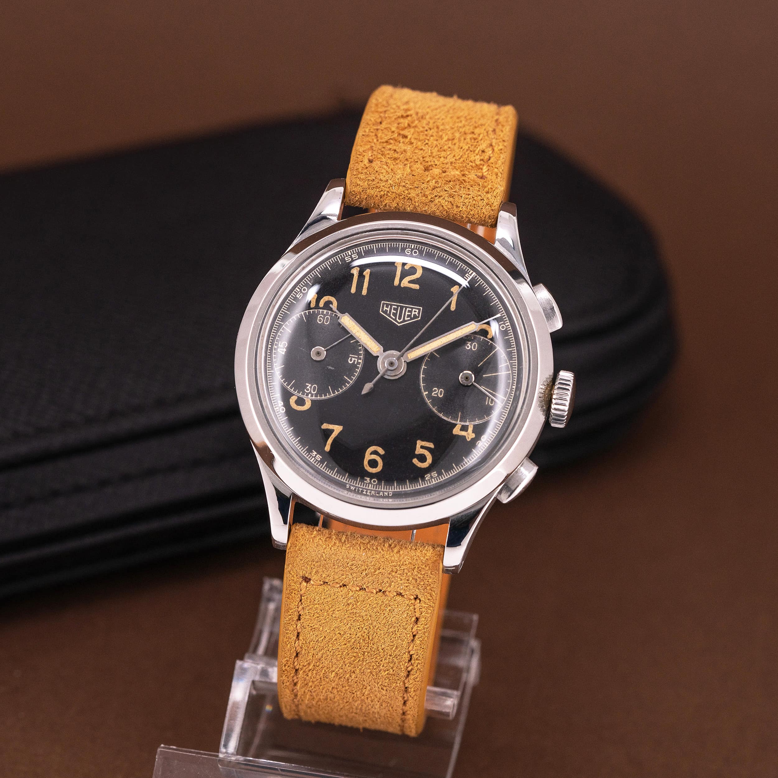 HEUER 347 NR kronografi vuodelta 1943 - Image 3