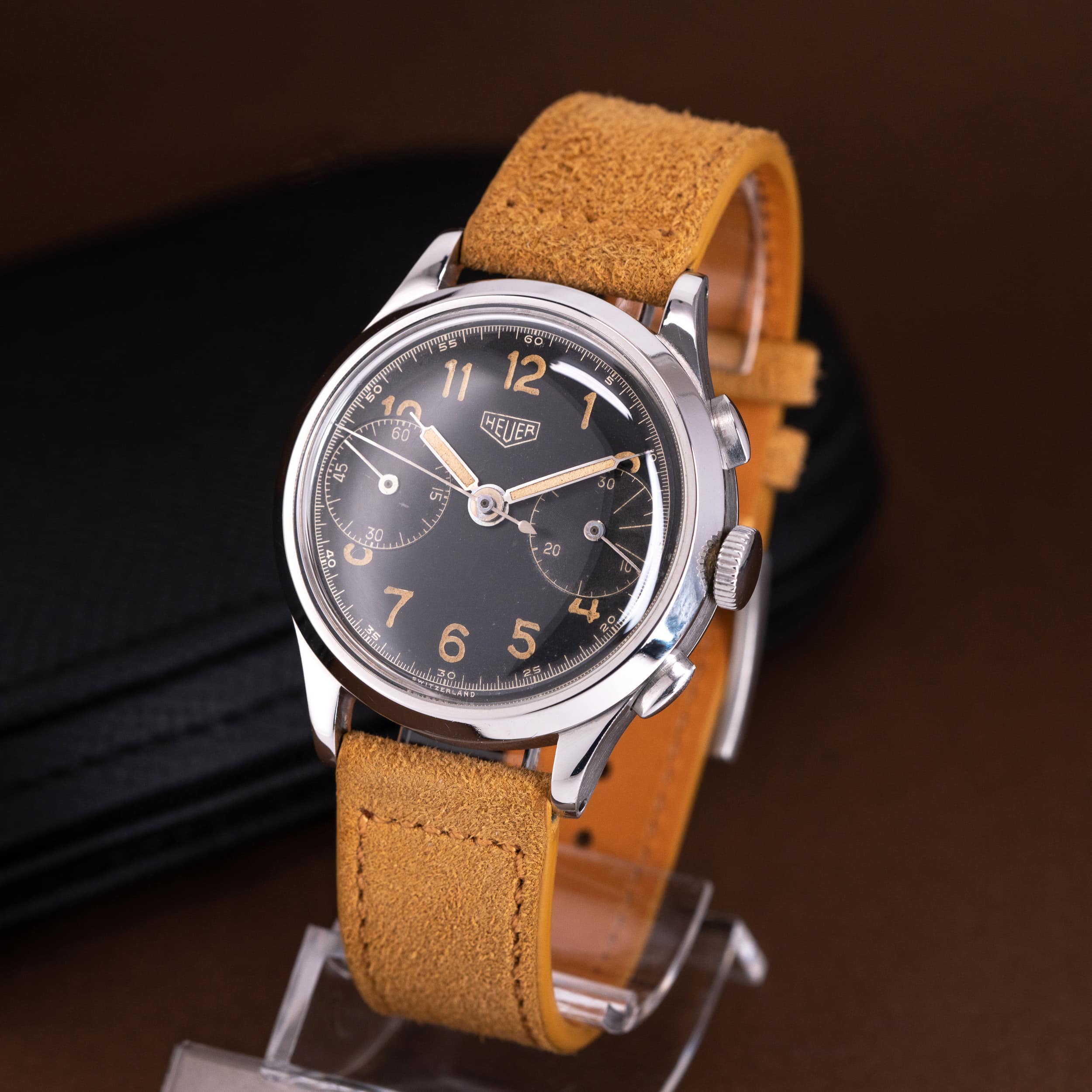 HEUER 347 NR kronografi vuodelta 1943 - Image 2