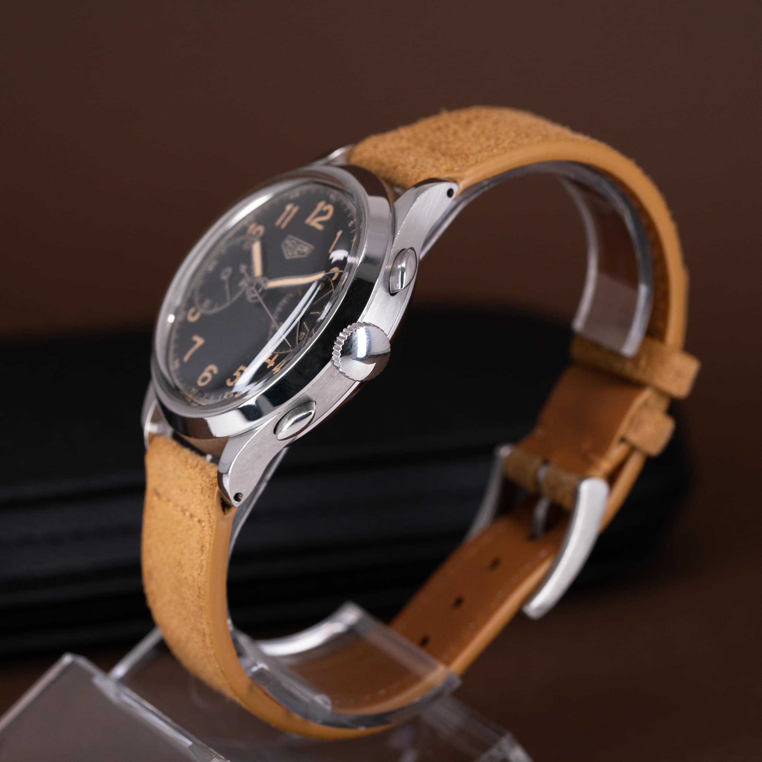 HEUER 347 NR kronografi vuodelta 1943 - Image 4