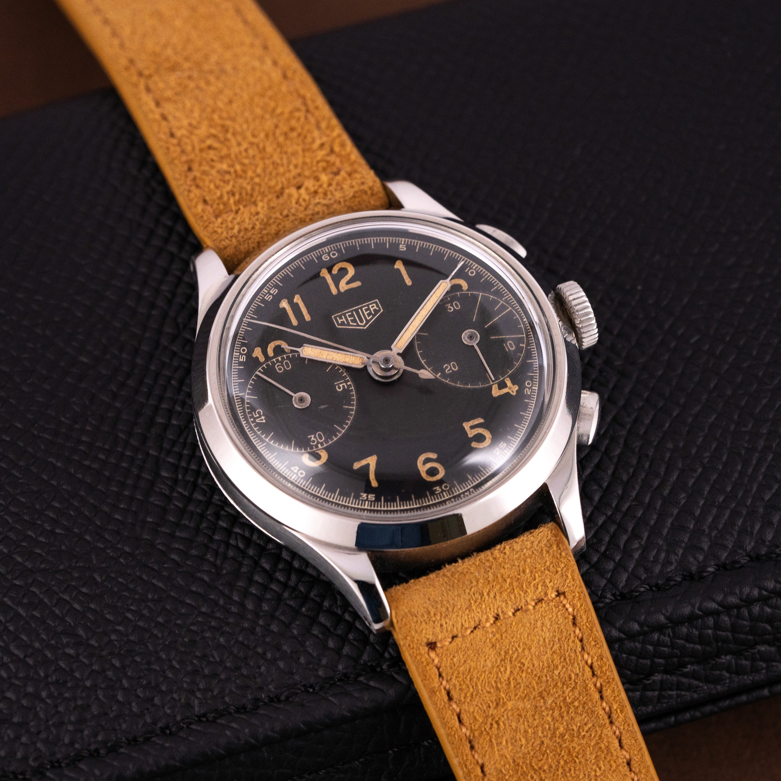 HEUER 347 NR kronografi vuodelta 1943 - Image 5