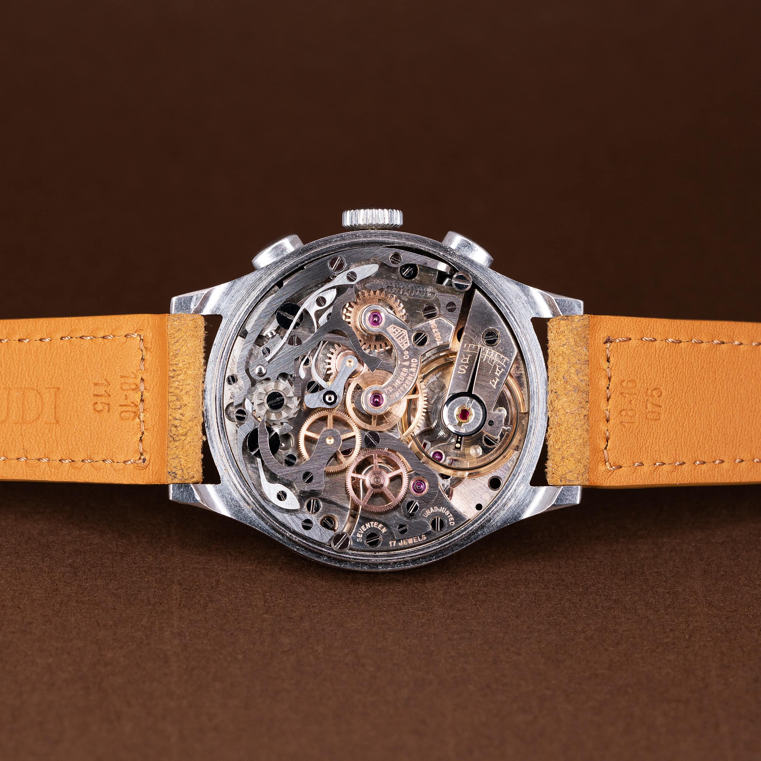 HEUER 347 NR kronografi vuodelta 1943 - Image 8