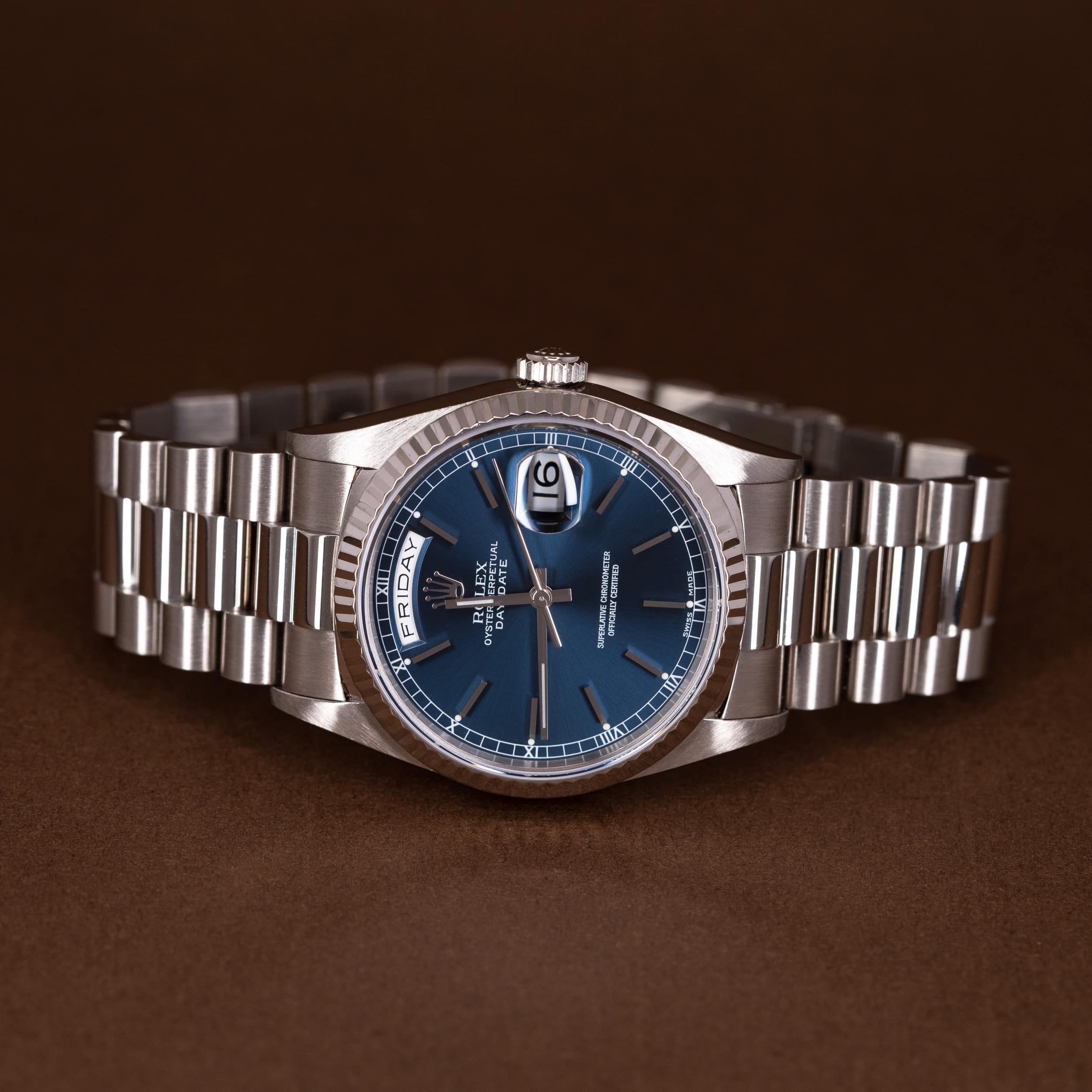 18k Rolex Day-Date 18239 vuodelta 1991 - Image 5