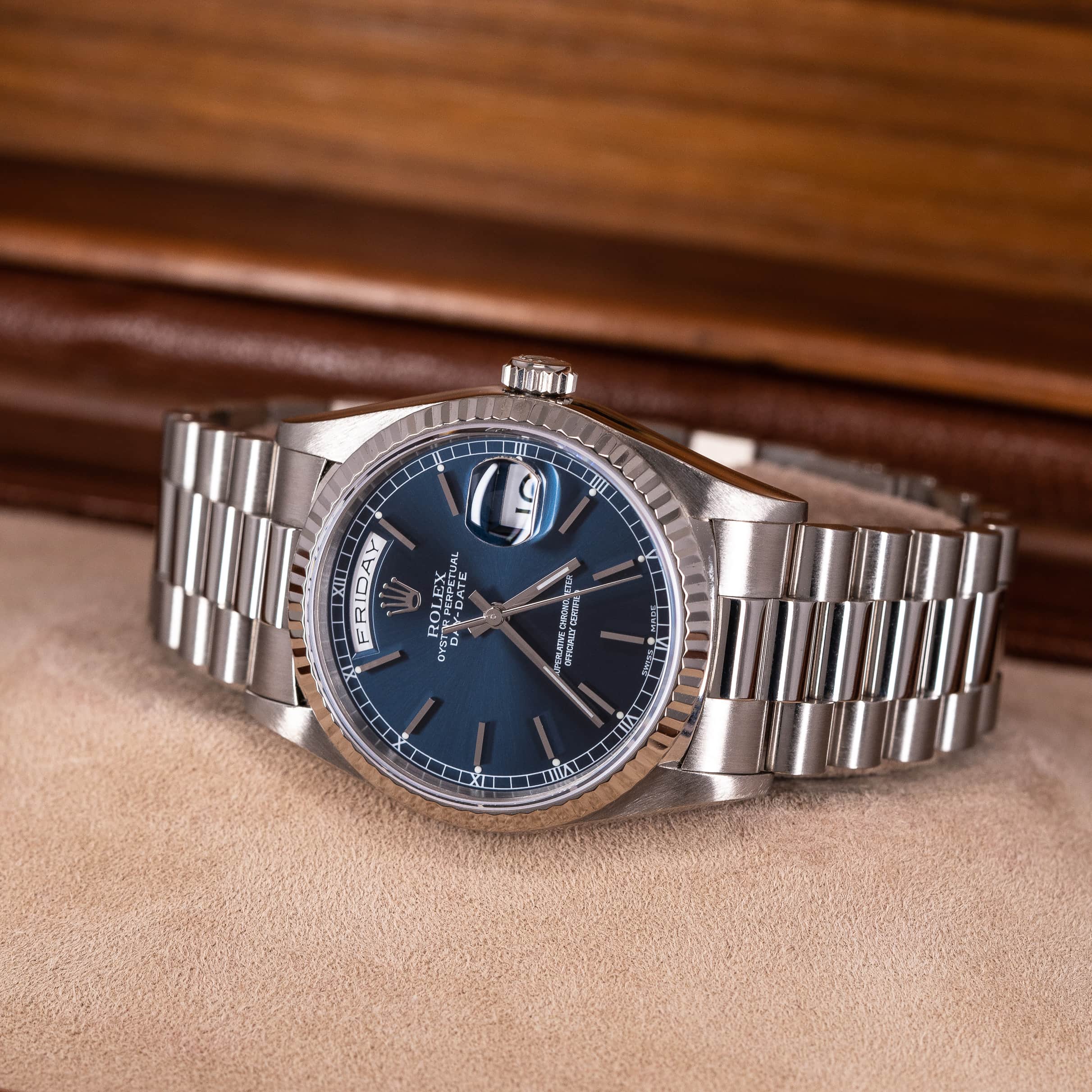 18k Rolex Day-Date 18239 vuodelta 1991 - Image 2