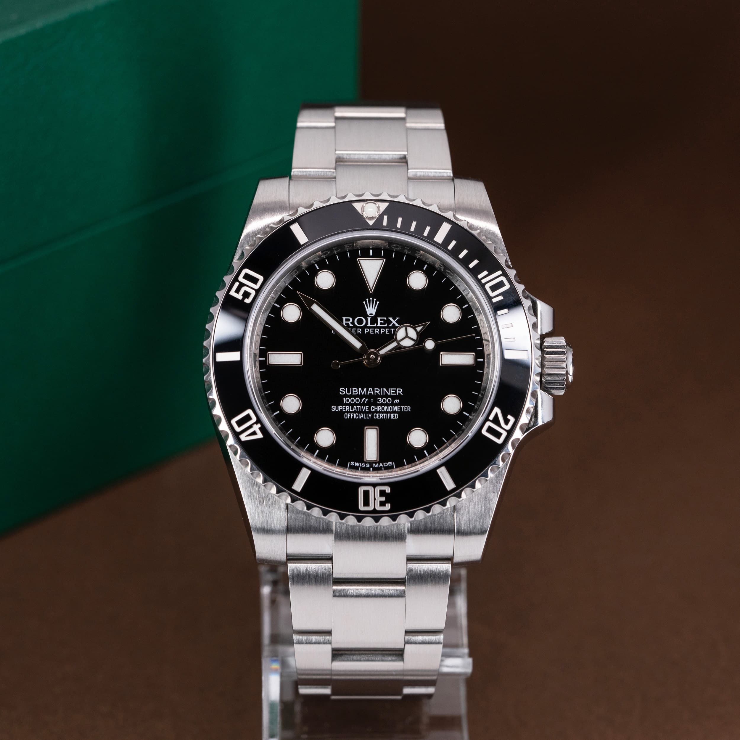 Rolex Submariner 114060LN vuodelta 2013 FULL-SET