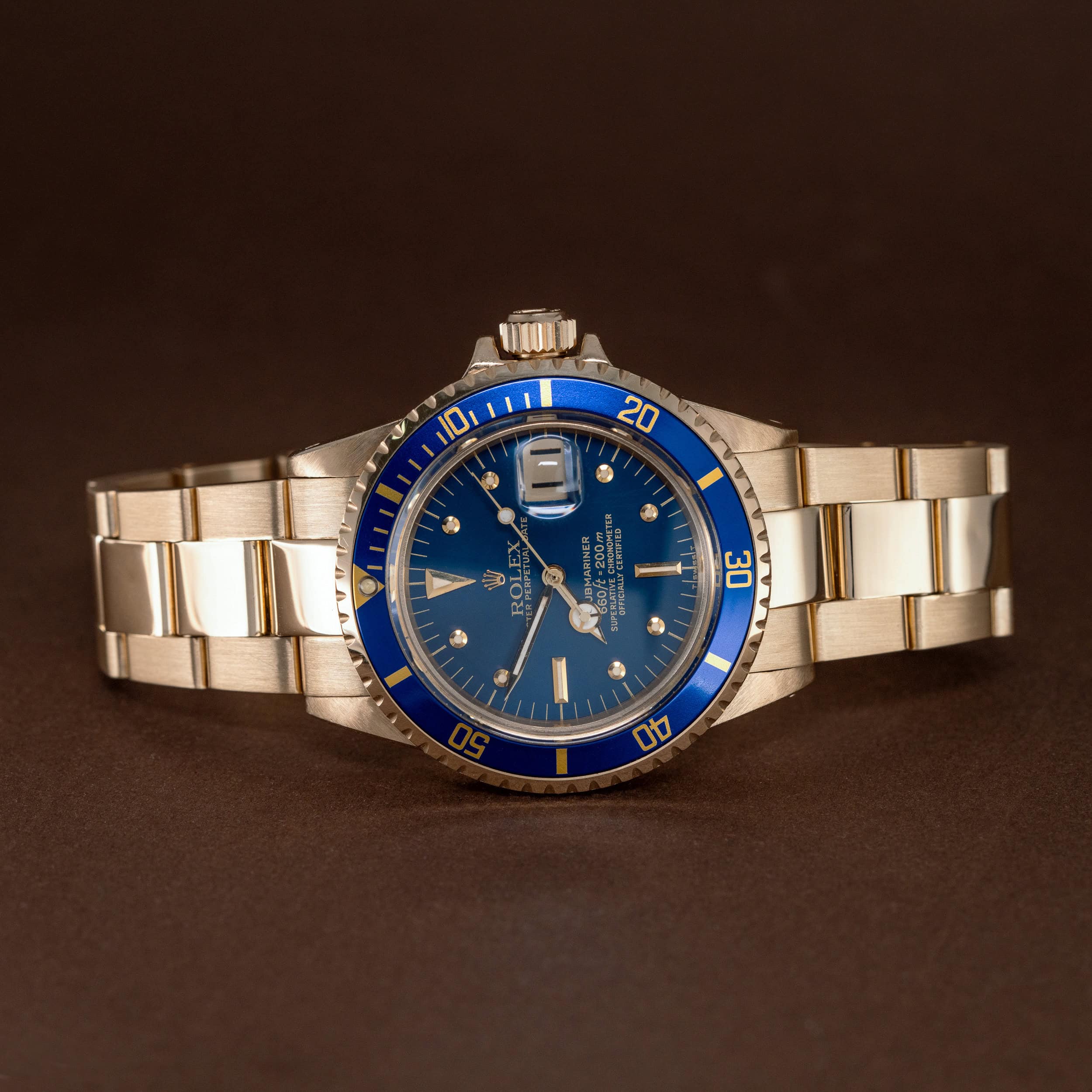 18k Rolex Submariner 1680/8 vuodelta 1974
